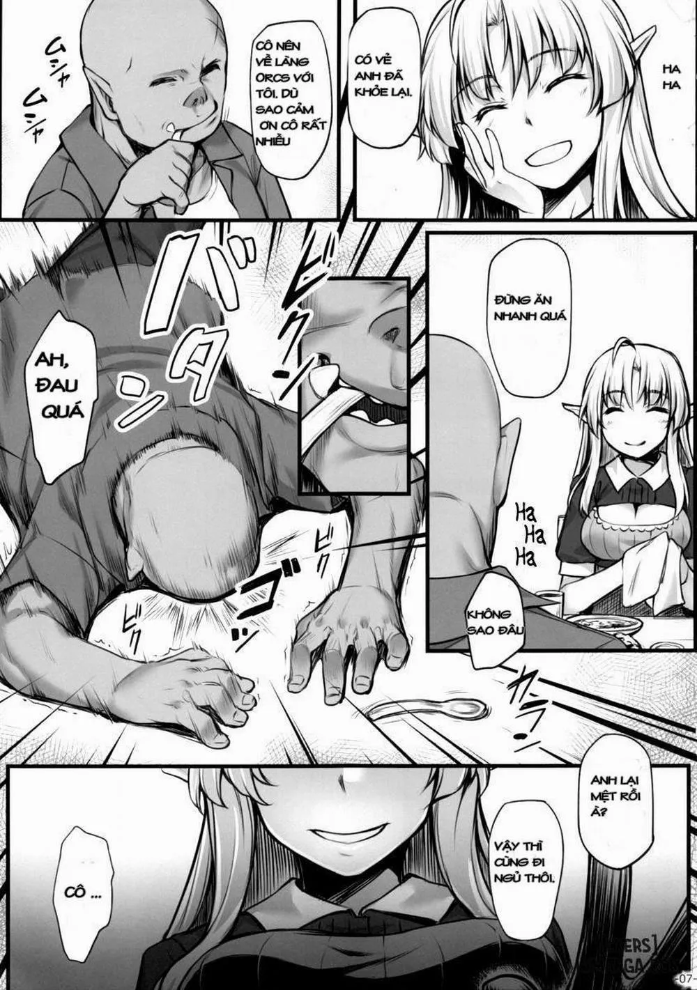 HentaiVN.net - Ảnh 8 - Watashi No Orc-San - Chap 1