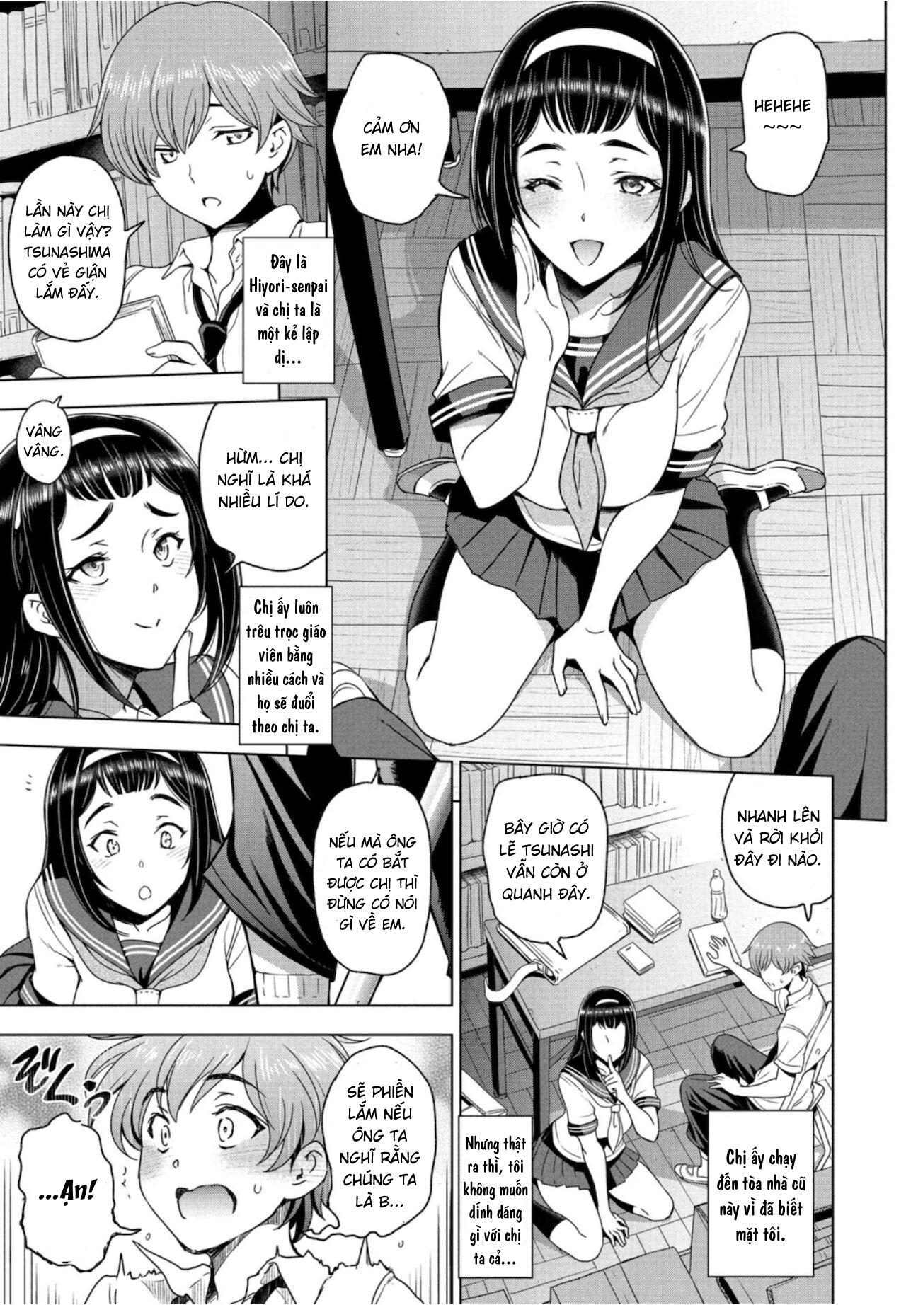 HentaiVN.net - Ảnh 5 - Houkago to Senpai to [LoveHo to Senpai to] - Chap 1
