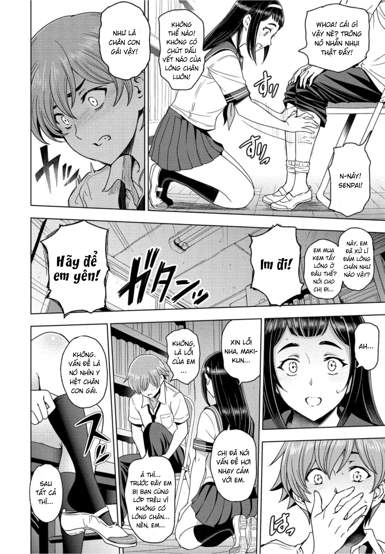 HentaiVN.net - Ảnh 6 - Houkago to Senpai to [LoveHo to Senpai to] - Chap 1