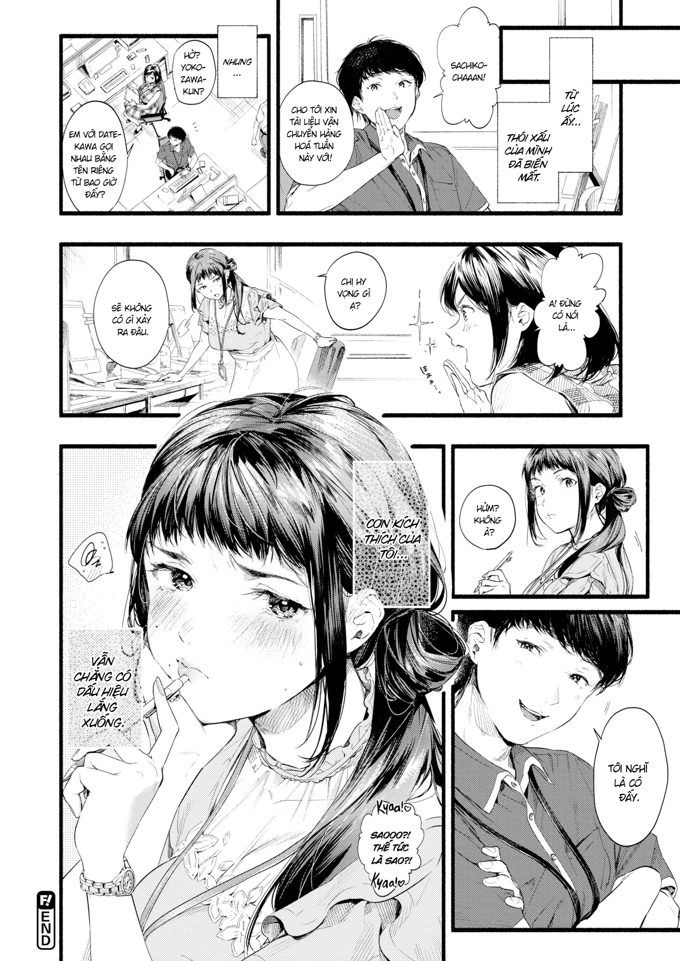 HentaiVN.net - Ảnh 21 - Thả Rông Đi Làm [Swollen Heartbeat] - Chap 1