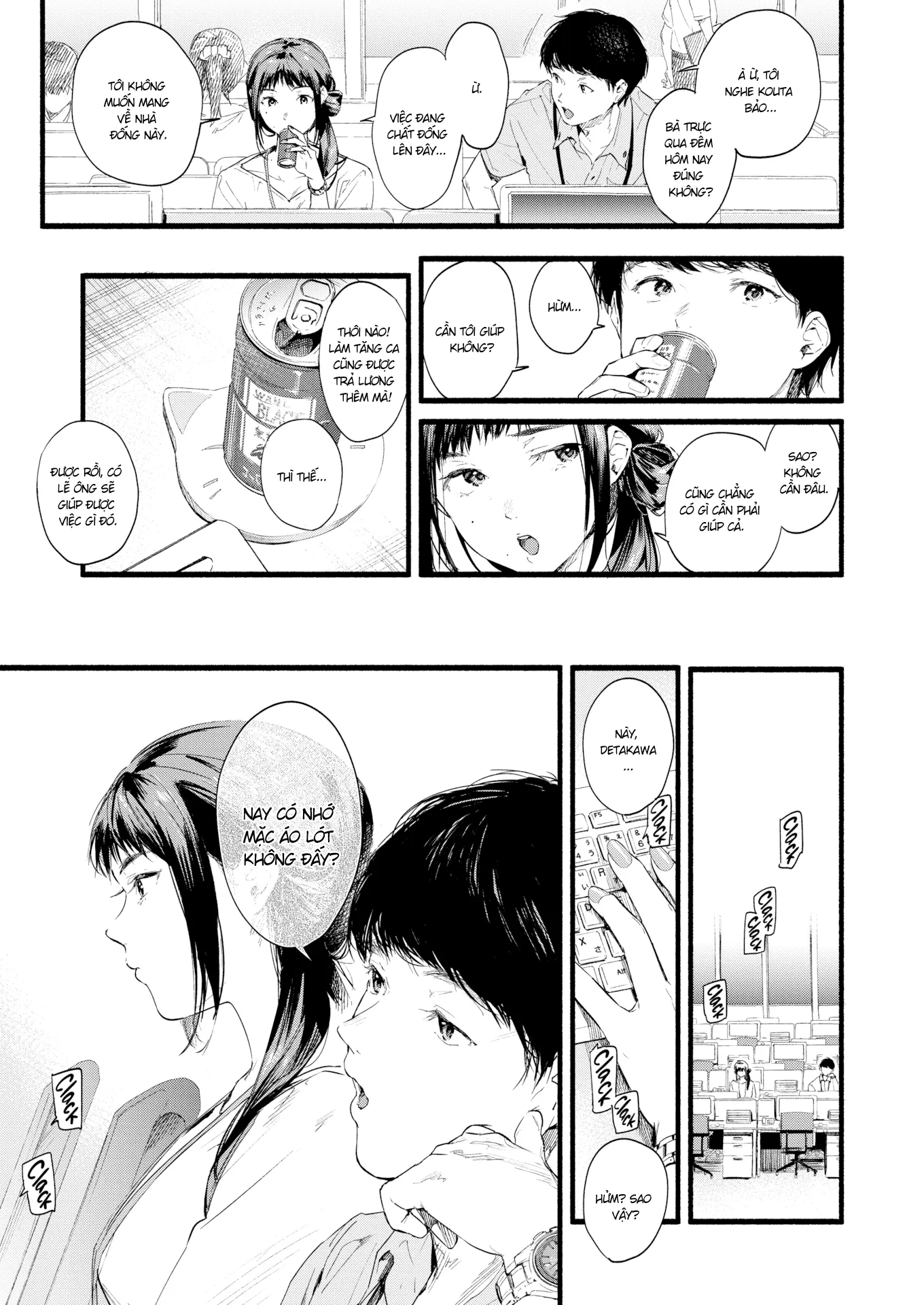 HentaiVN.net - Ảnh 6 - Thả Rông Đi Làm [Swollen Heartbeat] - Chap 1