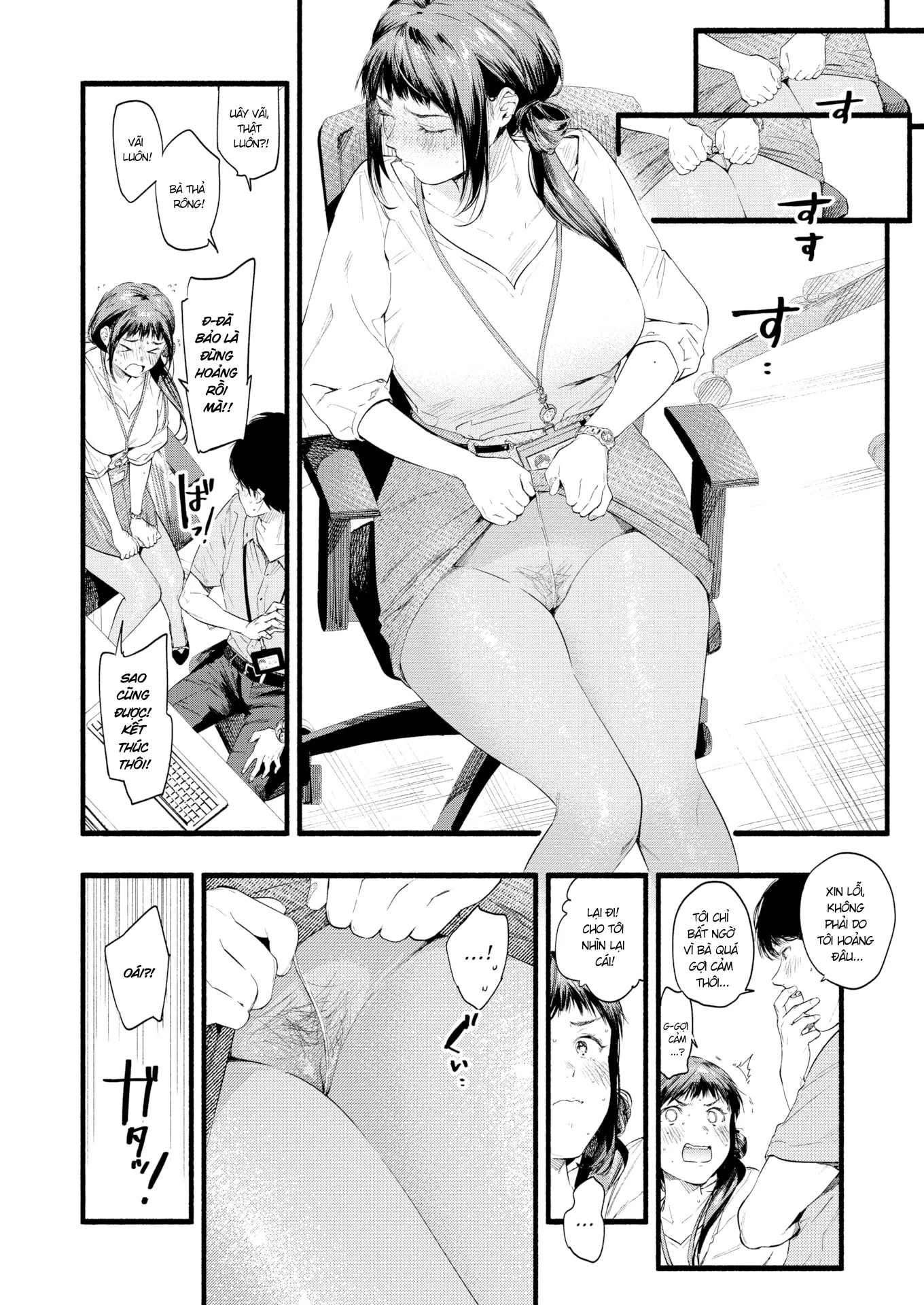 HentaiVN.net - Ảnh 9 - Thả Rông Đi Làm [Swollen Heartbeat] - Chap 1