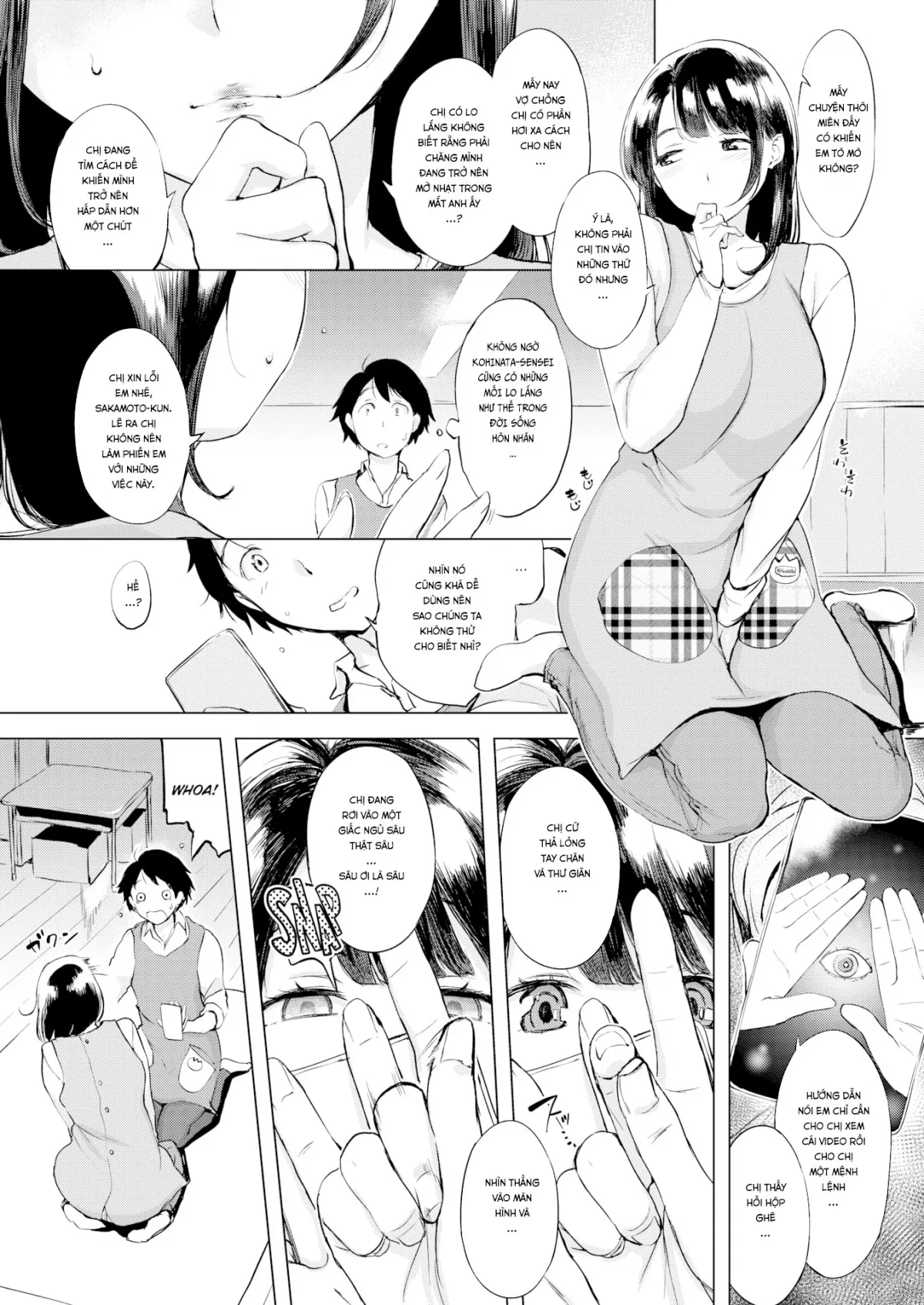 HentaiVN.net - Ảnh 4 - Trò Chơi Thôi Miên [Playing Hynosis] - Chap 1