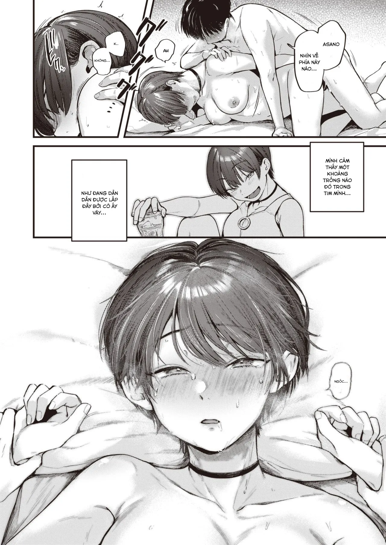 HentaiVN.net - Ảnh 17 - Đem cô nàng Tomboy say rượu về nhà và một đêm không thể quên! [Nariyuki no Punch Line; 成行のパンチライン] - Chap 1