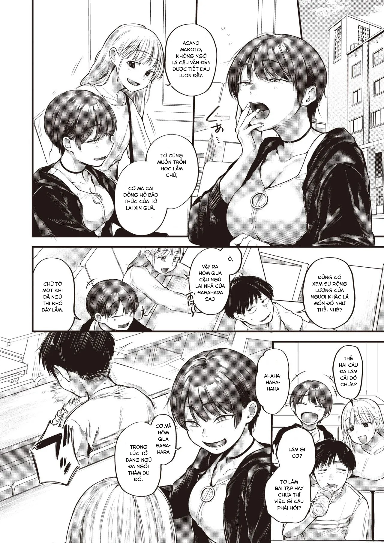 HentaiVN.net - Ảnh 5 - Đem cô nàng Tomboy say rượu về nhà và một đêm không thể quên! [Nariyuki no Punch Line; 成行のパンチライン] - Chap 1