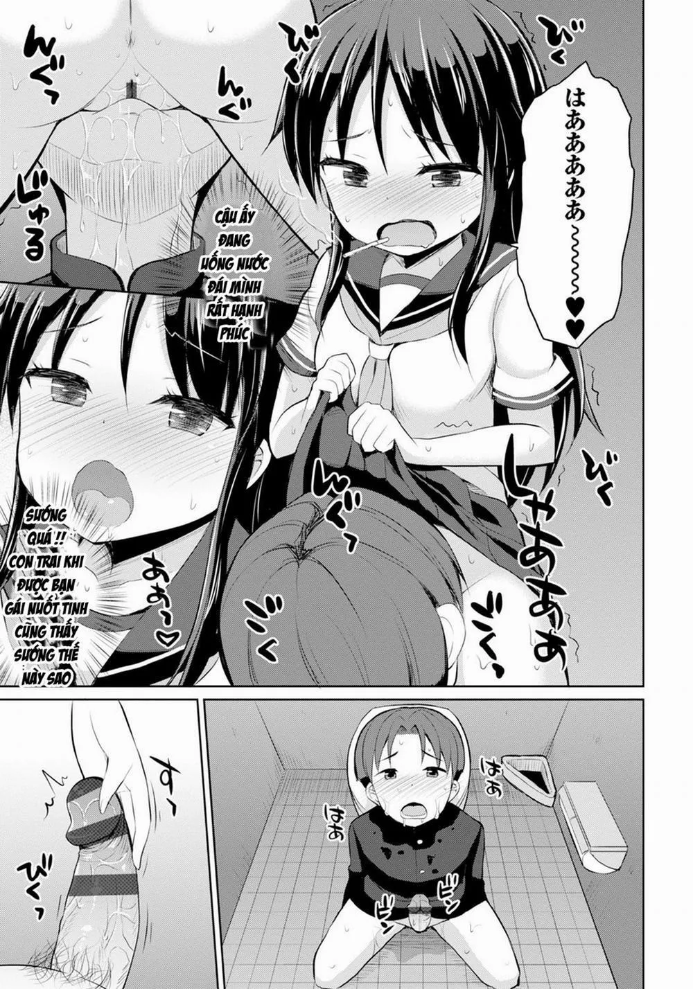 HentaiVN.net - Ảnh 12 - Ikenai Joshi Toire Sekkusu - Chap 1