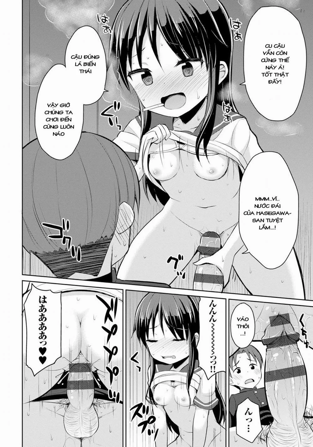 HentaiVN.net - Ảnh 13 - Ikenai Joshi Toire Sekkusu - Chap 1