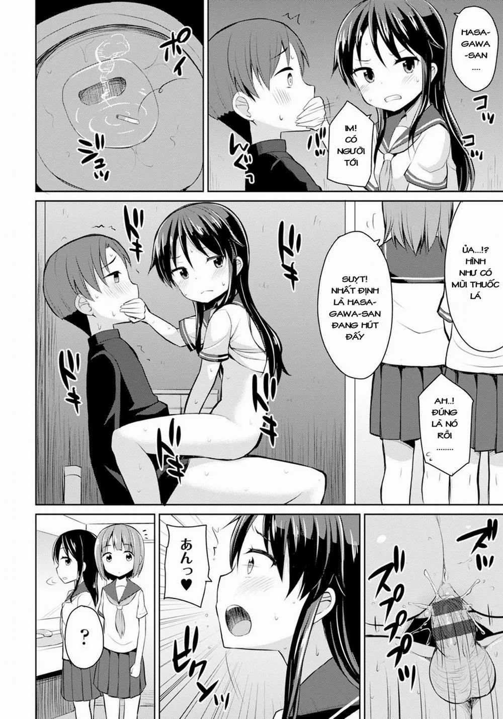 HentaiVN.net - Ảnh 15 - Ikenai Joshi Toire Sekkusu - Chap 1
