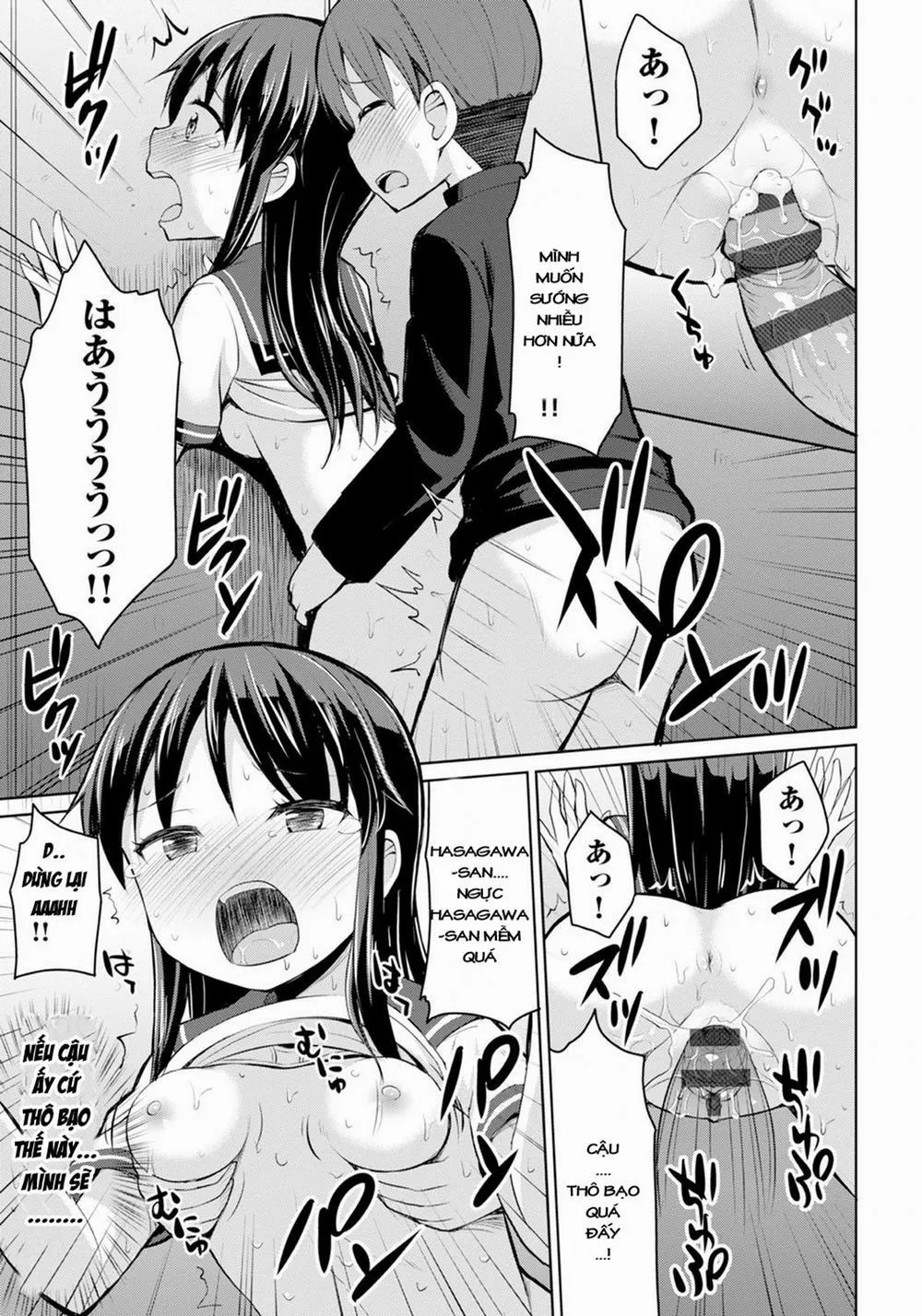 HentaiVN.net - Ảnh 18 - Ikenai Joshi Toire Sekkusu - Chap 1
