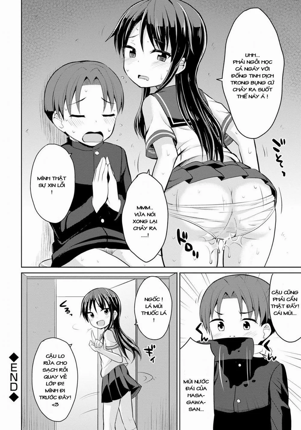 HentaiVN.net - Ảnh 21 - Ikenai Joshi Toire Sekkusu - Chap 1