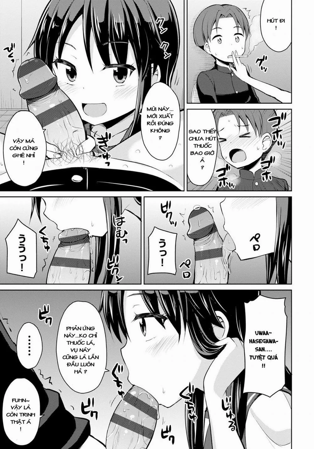 HentaiVN.net - Ảnh 6 - Ikenai Joshi Toire Sekkusu - Chap 1