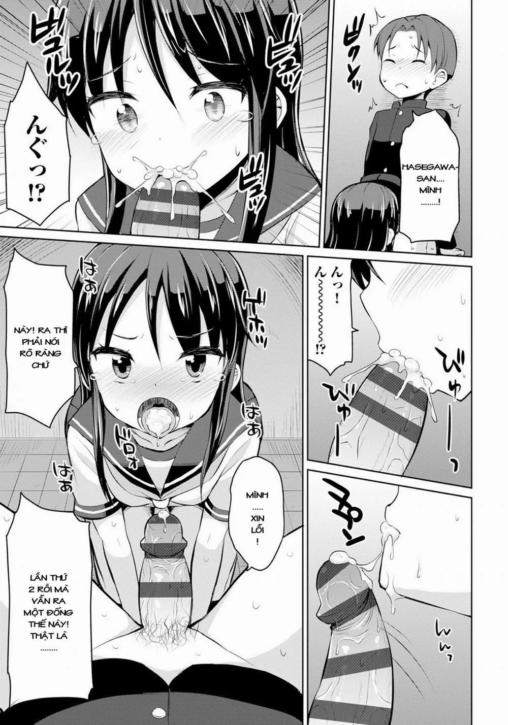 HentaiVN.net - Ảnh 8 - Ikenai Joshi Toire Sekkusu - Chap 1