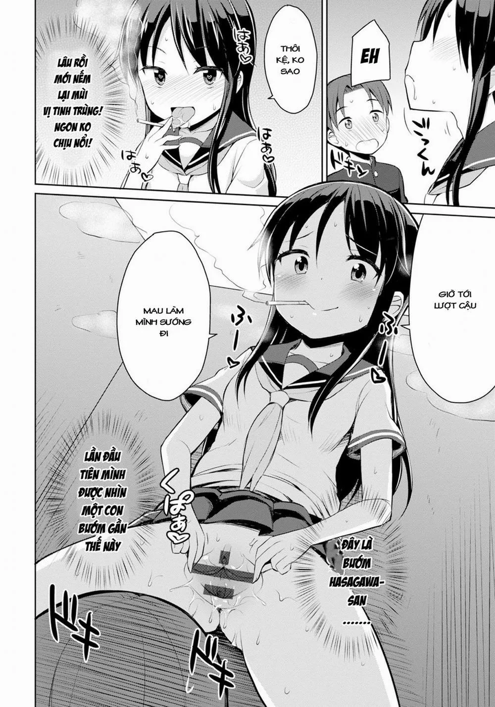 HentaiVN.net - Ảnh 9 - Ikenai Joshi Toire Sekkusu - Chap 1