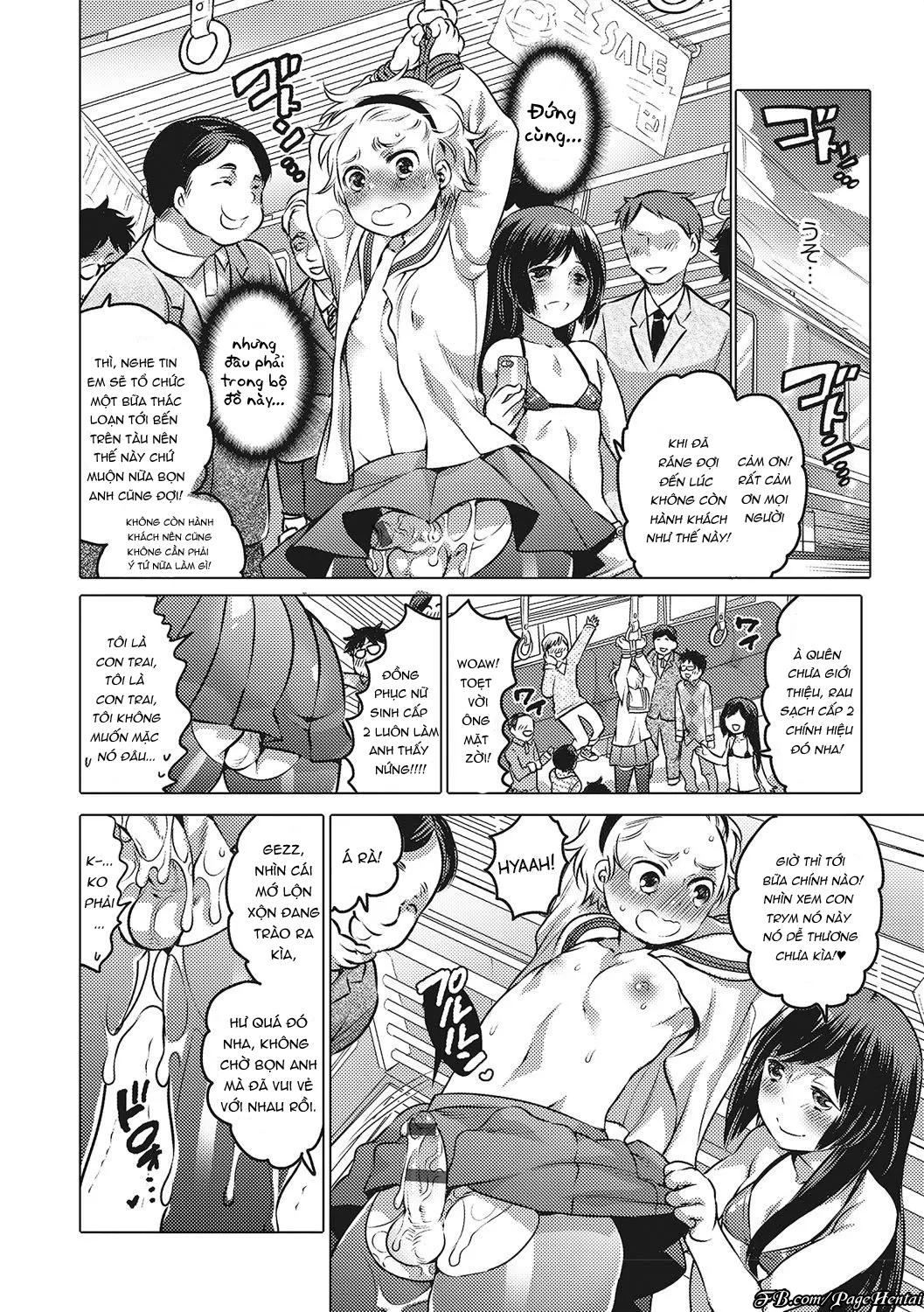 HentaiVN.net - Ảnh 13 - Molester Train Princess (Otokonoko HEAVEN Vol. 28) - Chap 1
