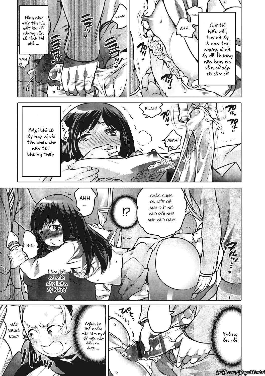 HentaiVN.net - Ảnh 4 - Molester Train Princess (Otokonoko HEAVEN Vol. 28) - Chap 1