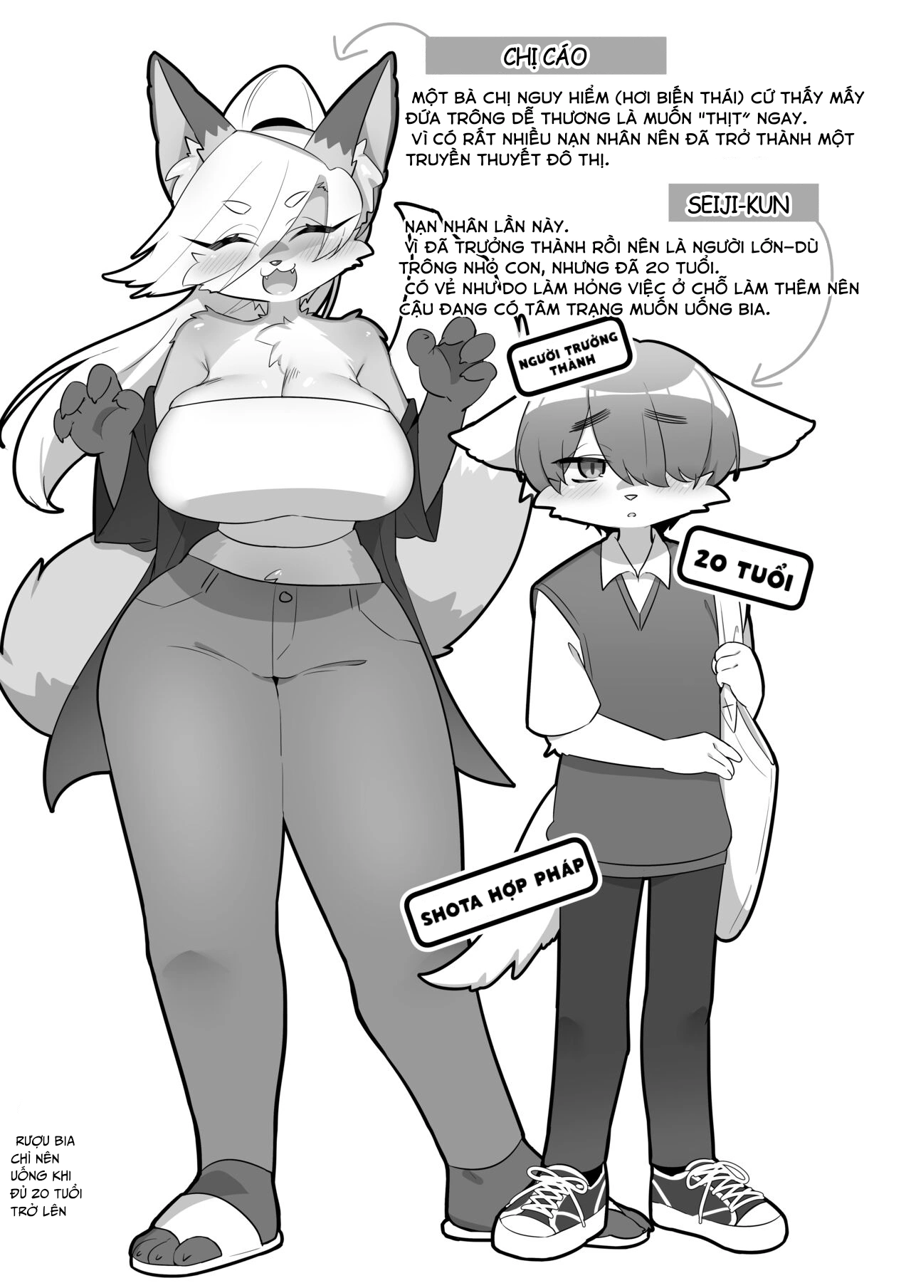 HentaiVN.net - Ảnh 3 - Đã uống rượu thì đừng để nó 'uống' lại! - Chap 1