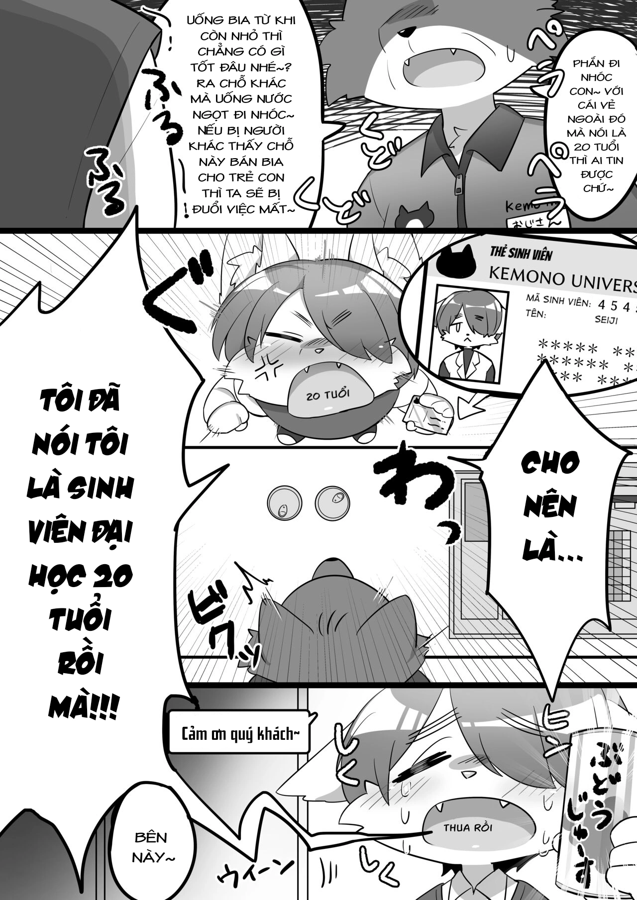 HentaiVN.net - Ảnh 4 - Đã uống rượu thì đừng để nó 'uống' lại! - Chap 1