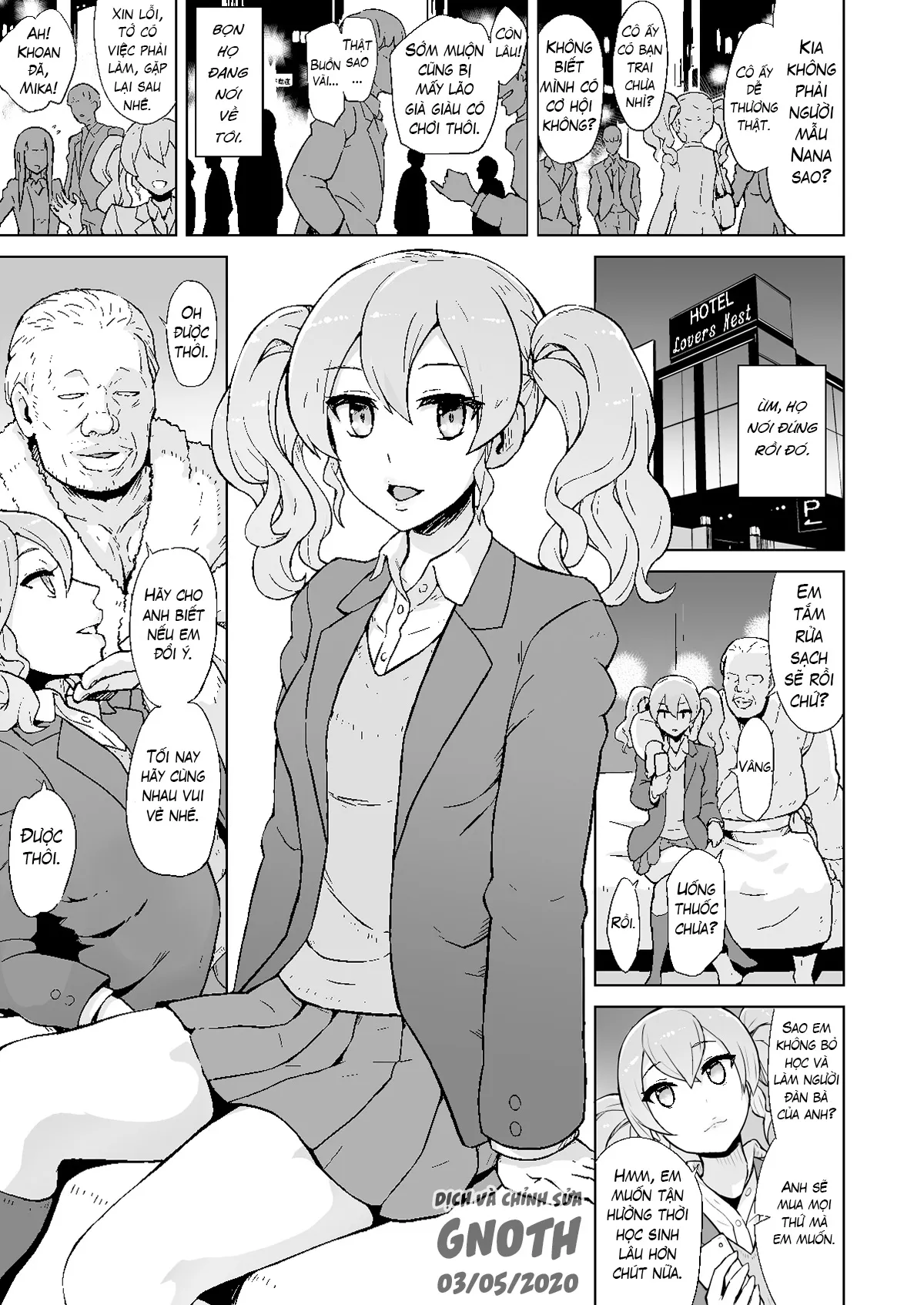 HentaiVN.net - Ảnh 3 - Ojisan Senyou Anadorei Mika - Chap 1