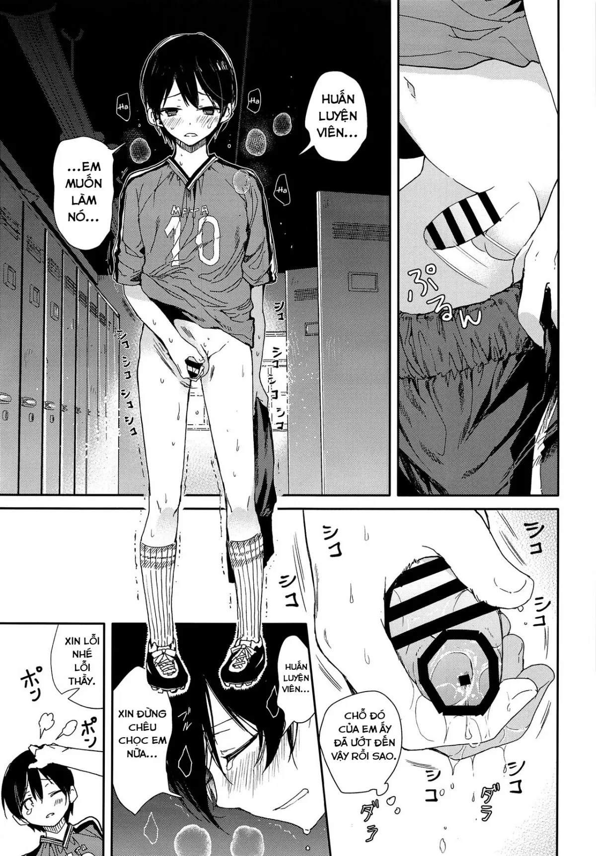 HentaiVN.net - Ảnh 7 - Seitsuu Mae Soccer Shounen no Iki Kurui Orgasm Love Sex - Chap 1