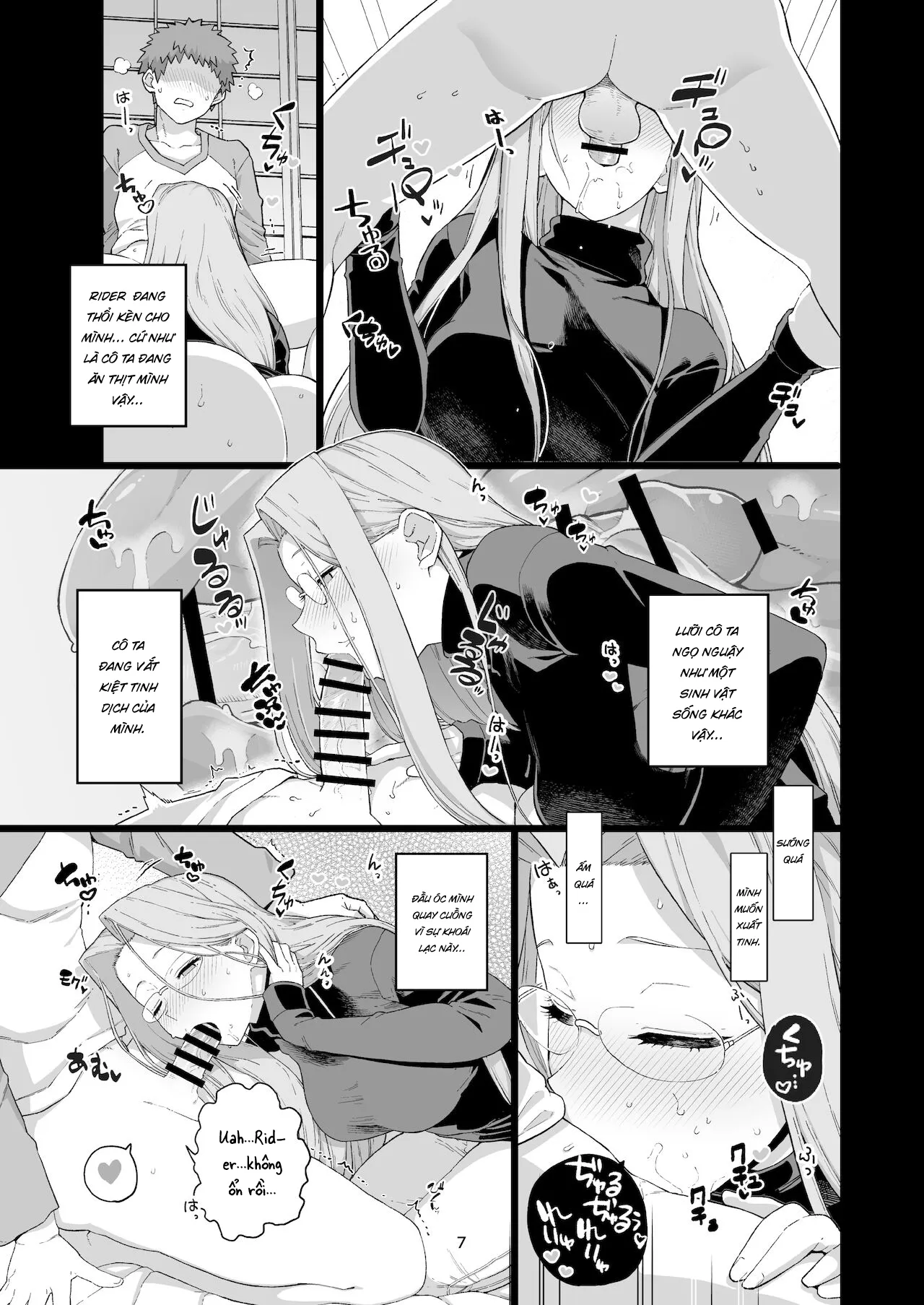 HentaiVN.net - Ảnh 10 - Rider-san vụng trộm [Rider-san no Tsumamigui] - Chap 1