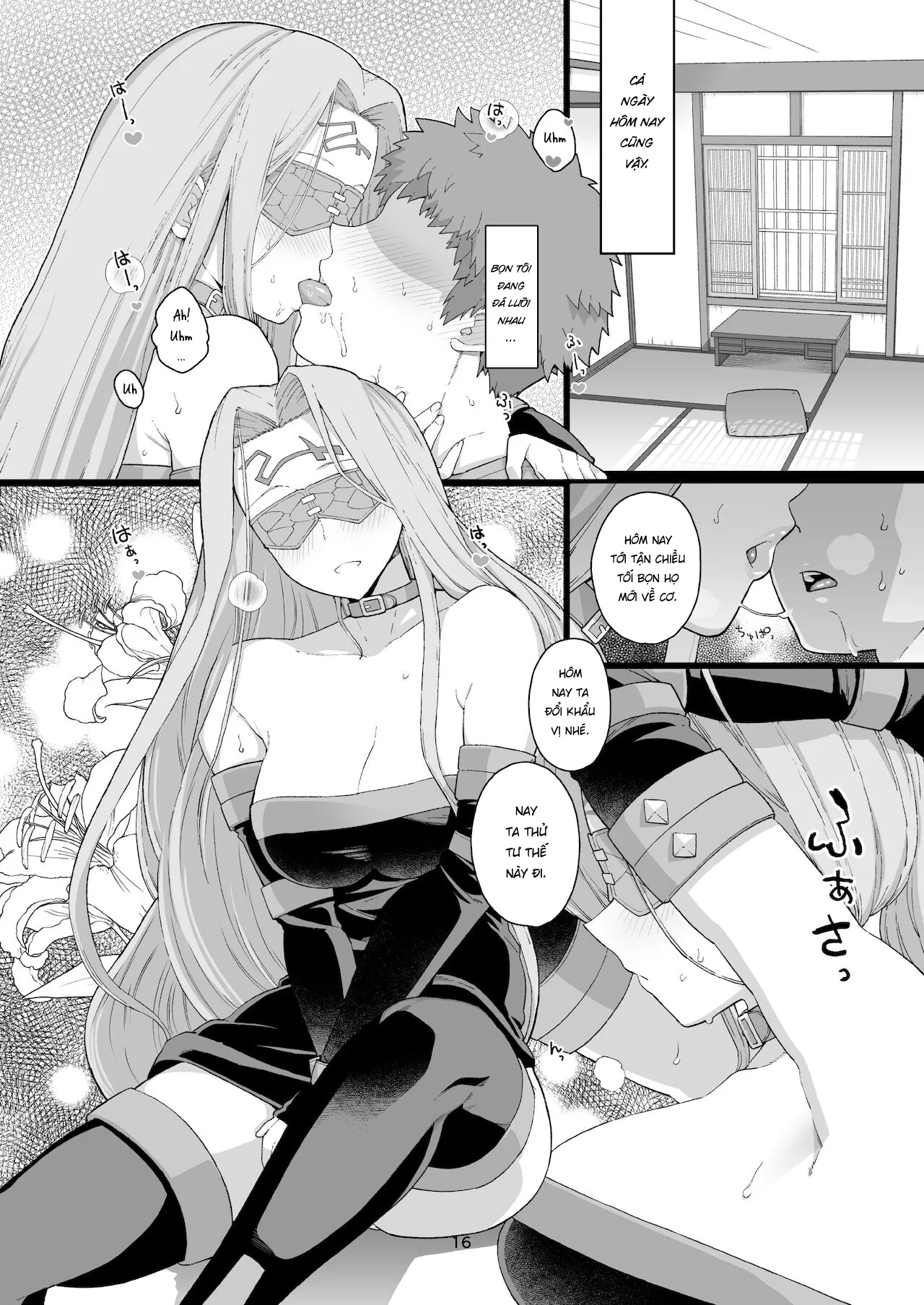HentaiVN.net - Ảnh 19 - Rider-san vụng trộm [Rider-san no Tsumamigui] - Chap 1