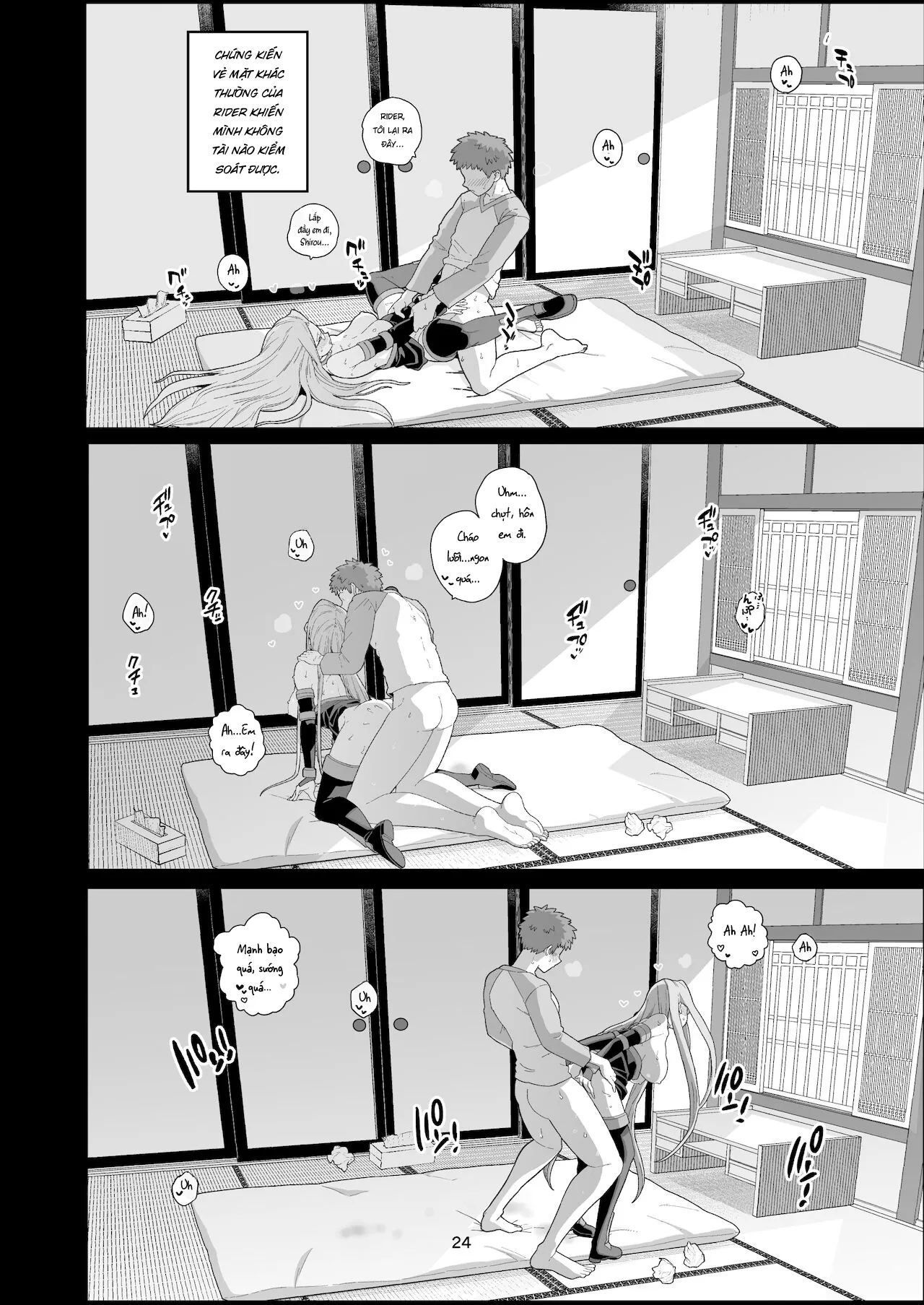 HentaiVN.net - Ảnh 27 - Rider-san vụng trộm [Rider-san no Tsumamigui] - Chap 1