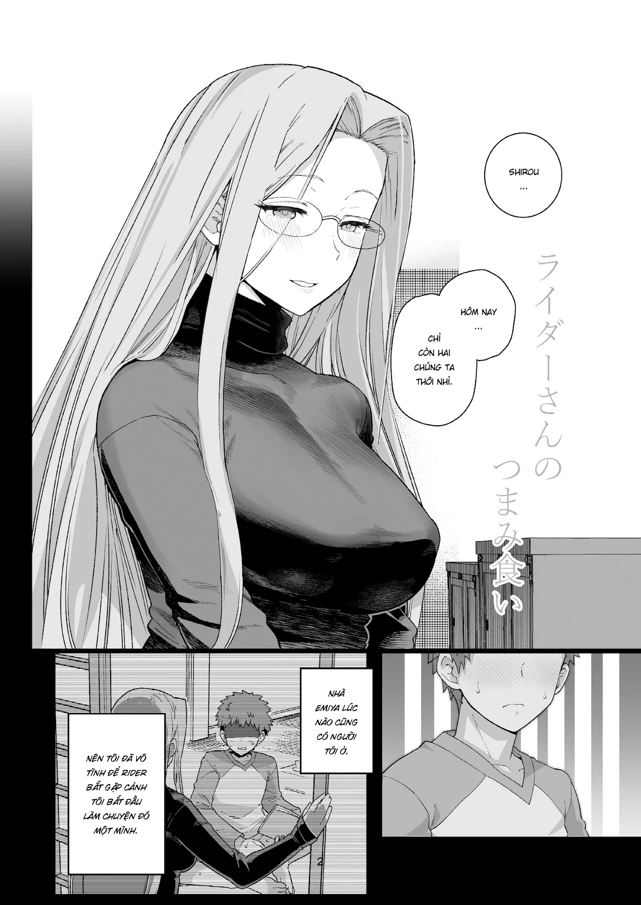 HentaiVN.net - Ảnh 5 - Rider-san vụng trộm [Rider-san no Tsumamigui] - Chap 1