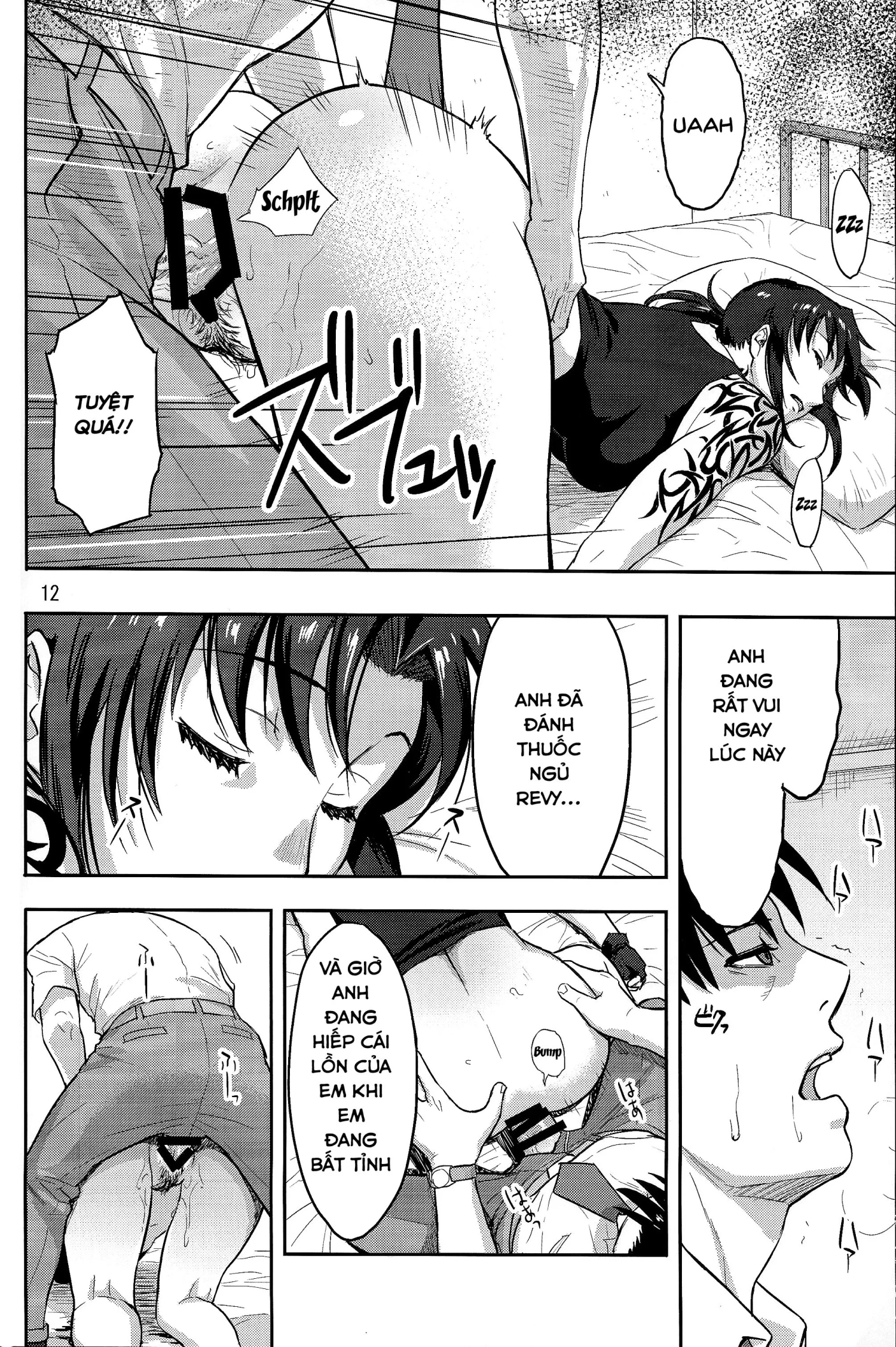 HentaiVN.net - Ảnh 11 - Sleeping Revy (Black Lagoon) - Chap 1