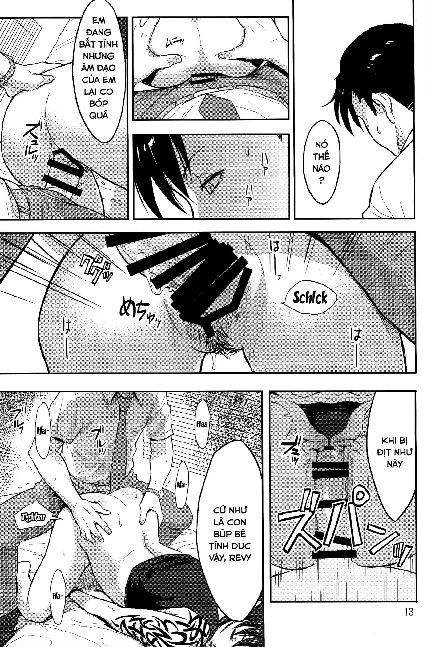 HentaiVN.net - Ảnh 12 - Sleeping Revy (Black Lagoon) - Chap 1