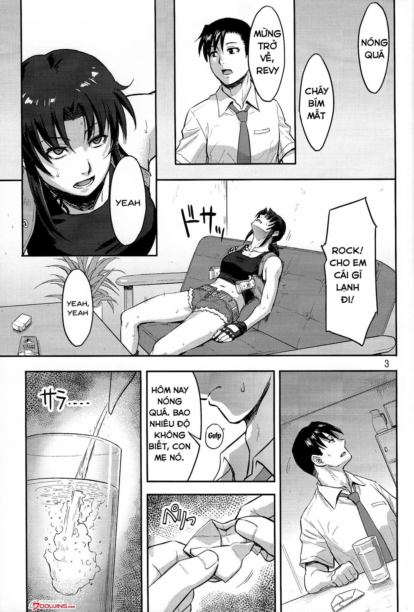HentaiVN.net - Ảnh 2 - Sleeping Revy (Black Lagoon) - Chap 1
