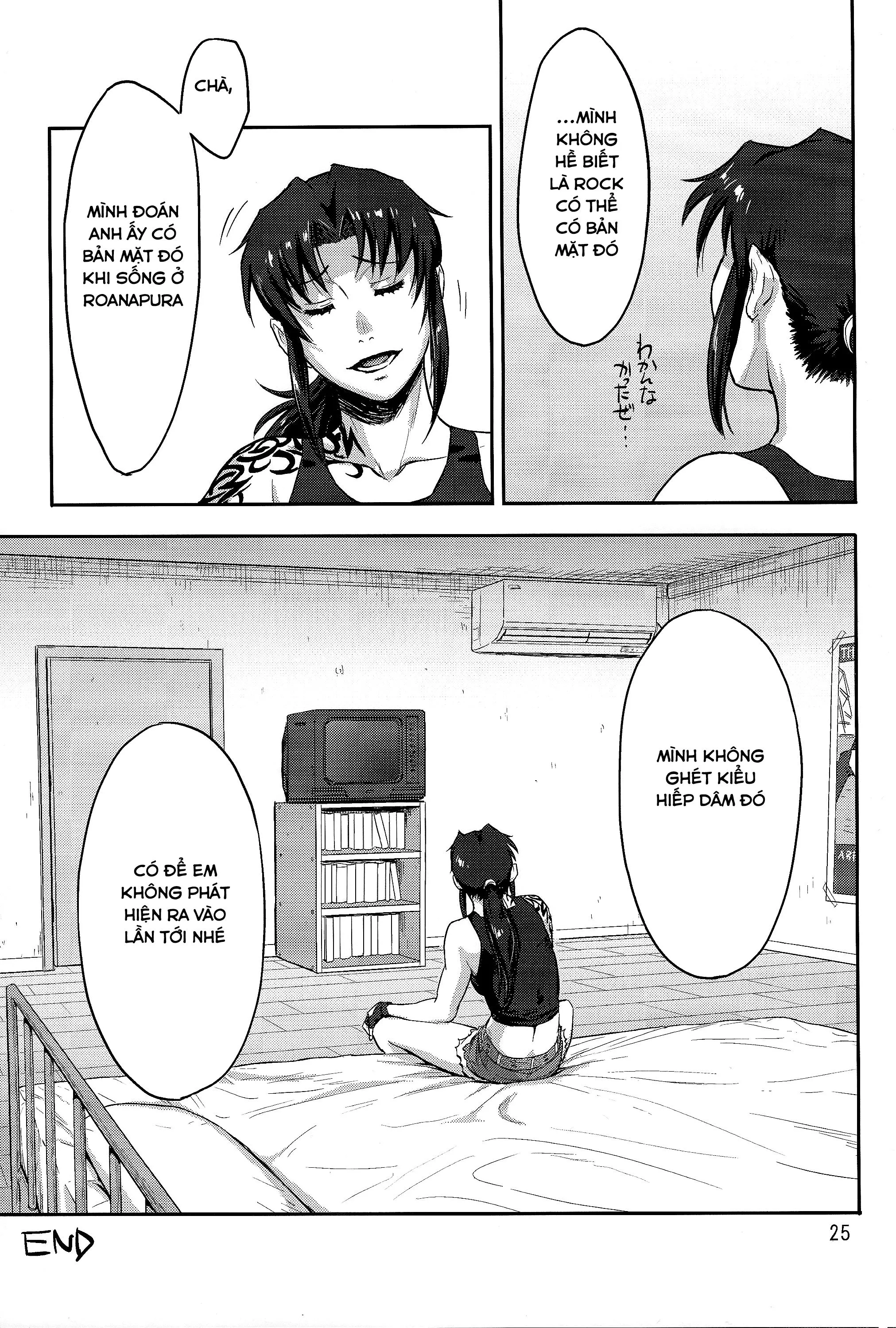 HentaiVN.net - Ảnh 24 - Sleeping Revy (Black Lagoon) - Chap 1