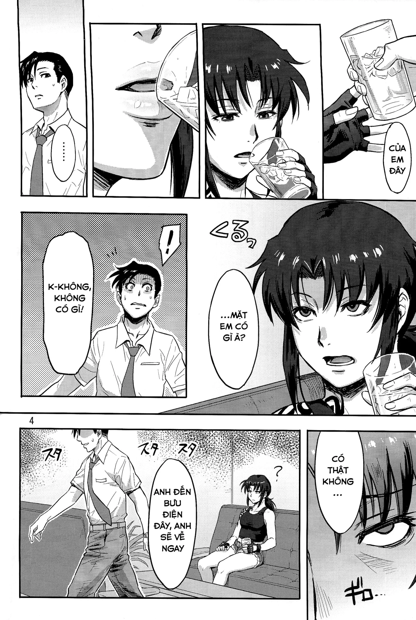 HentaiVN.net - Ảnh 3 - Sleeping Revy (Black Lagoon) - Chap 1