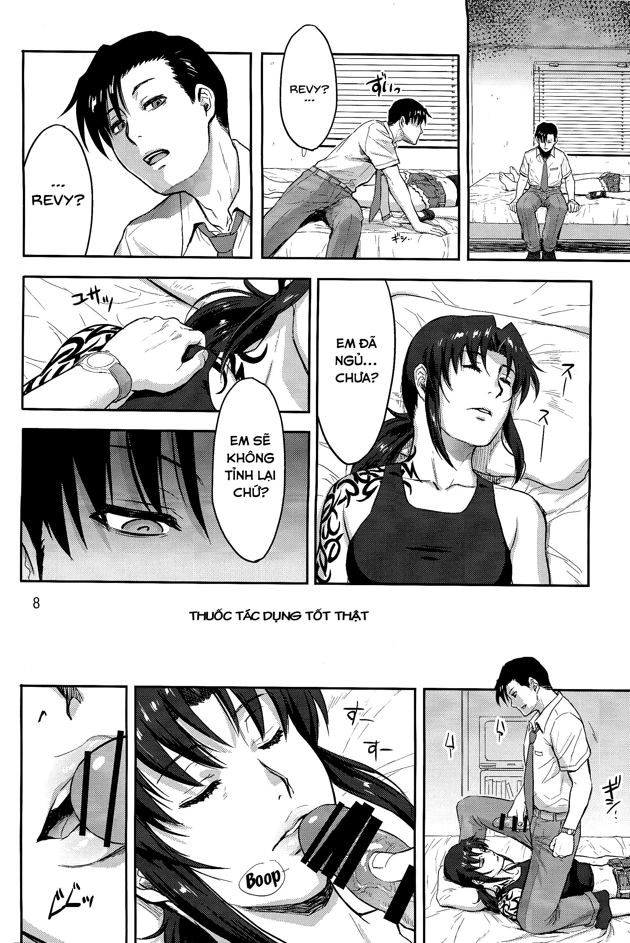 HentaiVN.net - Ảnh 7 - Sleeping Revy (Black Lagoon) - Chap 1