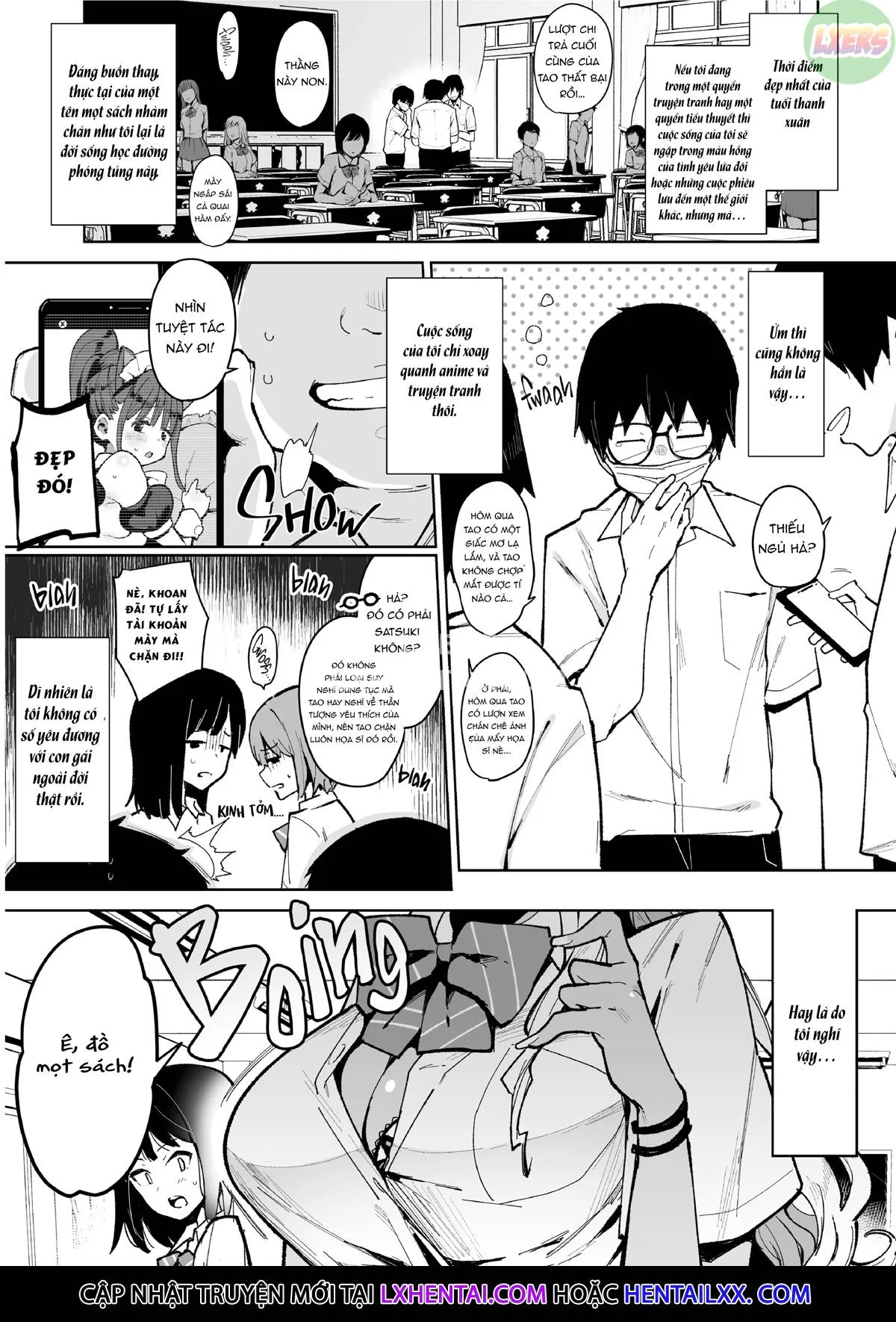 HentaiVN.net - Ảnh 6 - Otaku vs. Succubus - Chap 1