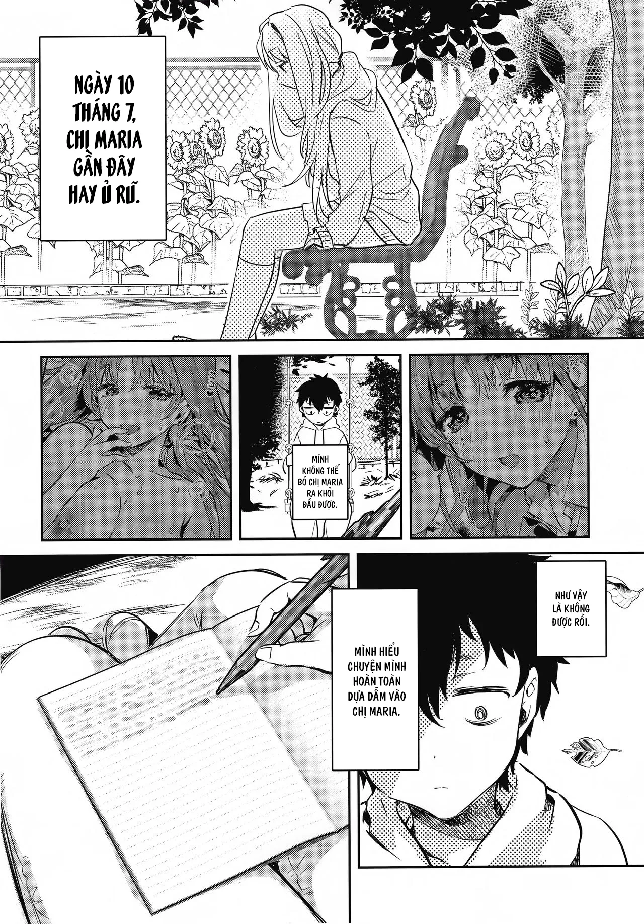 HentaiVN.net - Ảnh 21 - Chị Ấy Là Người Duy Nhất Tôi Yêu [お姉ちゃん、君達の事しか愛せない 友達ごっこ編] - Chap 1