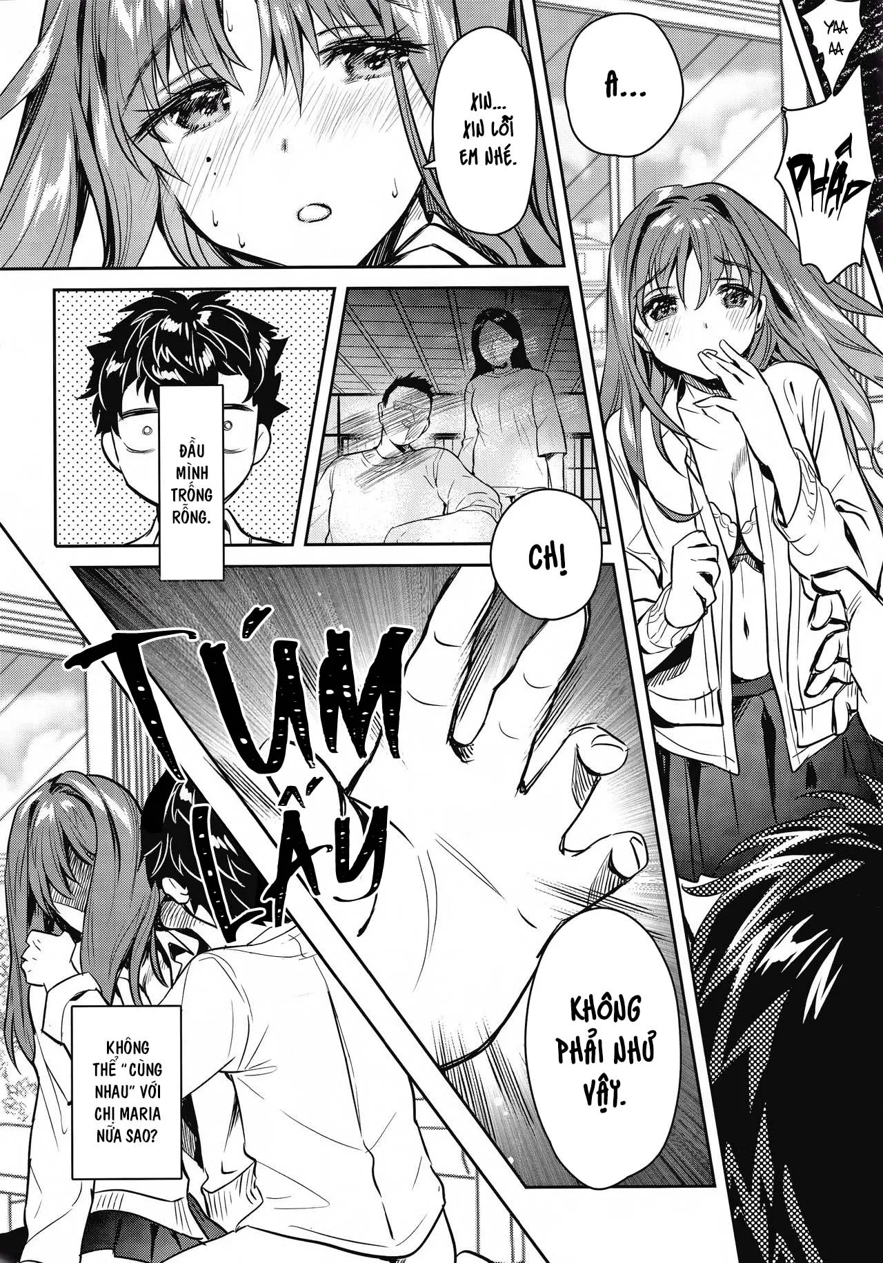 HentaiVN.net - Ảnh 23 - Chị Ấy Là Người Duy Nhất Tôi Yêu [お姉ちゃん、君達の事しか愛せない 友達ごっこ編] - Chap 1