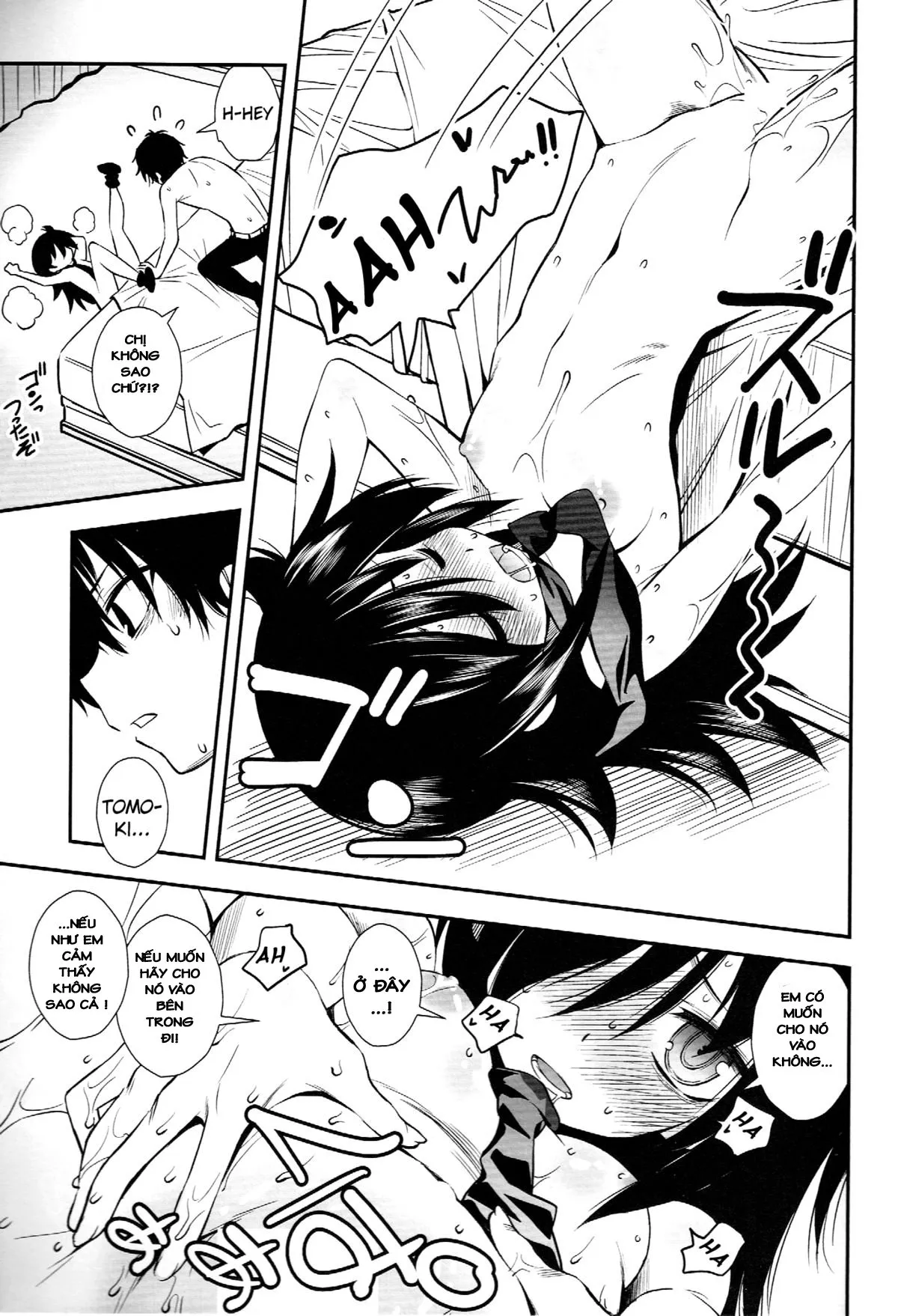 HentaiVN.net - Ảnh 14 - Nee-chan ga Kawaii kara Otouto ga Yokujo suru (Watashi ga Motenai no wa Dou Kangaetemo Omaera ga Warui!) [Vì ế nên em bị hoang tưởng] - Chap 1