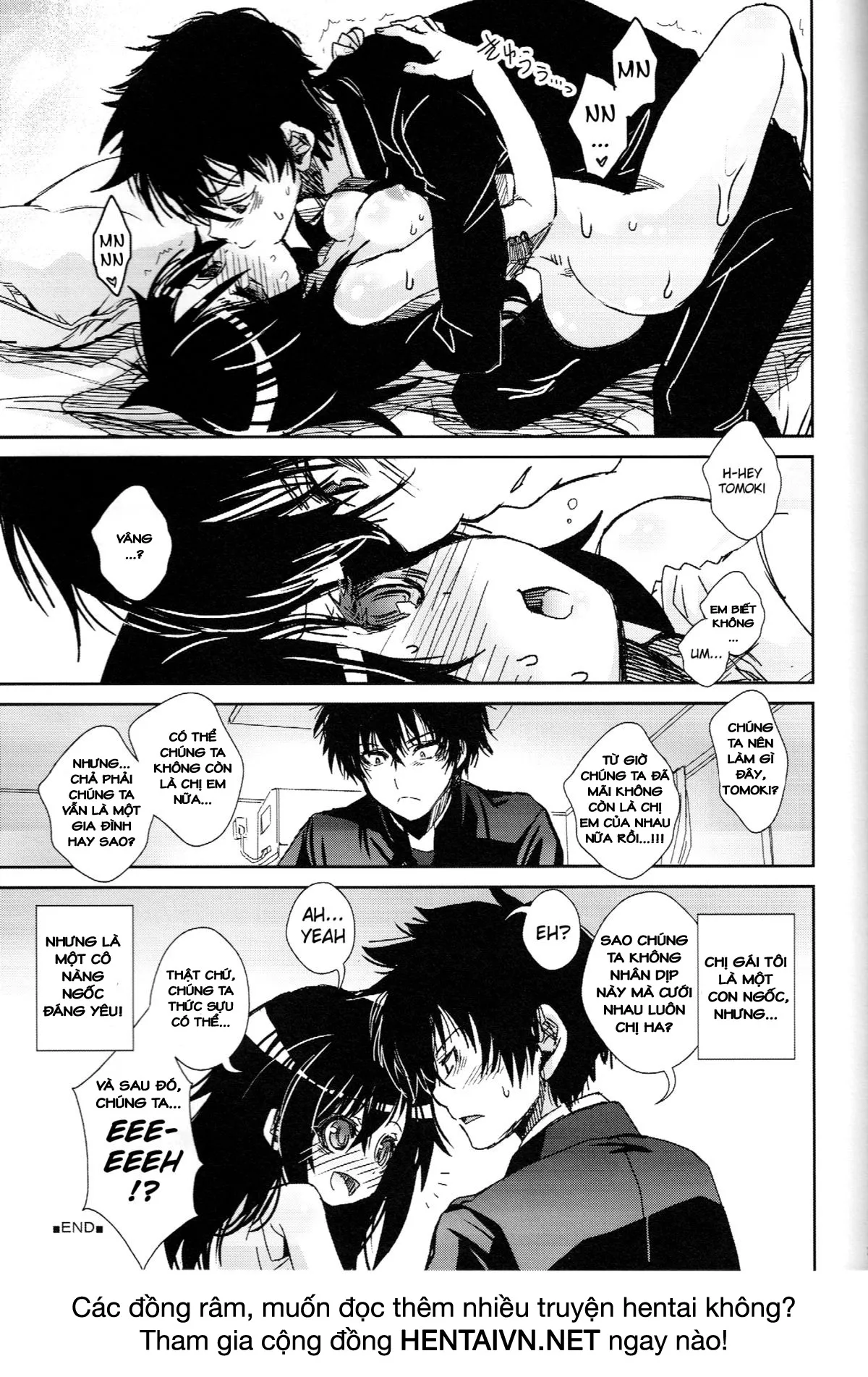 HentaiVN.net - Ảnh 28 - Nee-chan ga Kawaii kara Otouto ga Yokujo suru (Watashi ga Motenai no wa Dou Kangaetemo Omaera ga Warui!) [Vì ế nên em bị hoang tưởng] - Chap 1