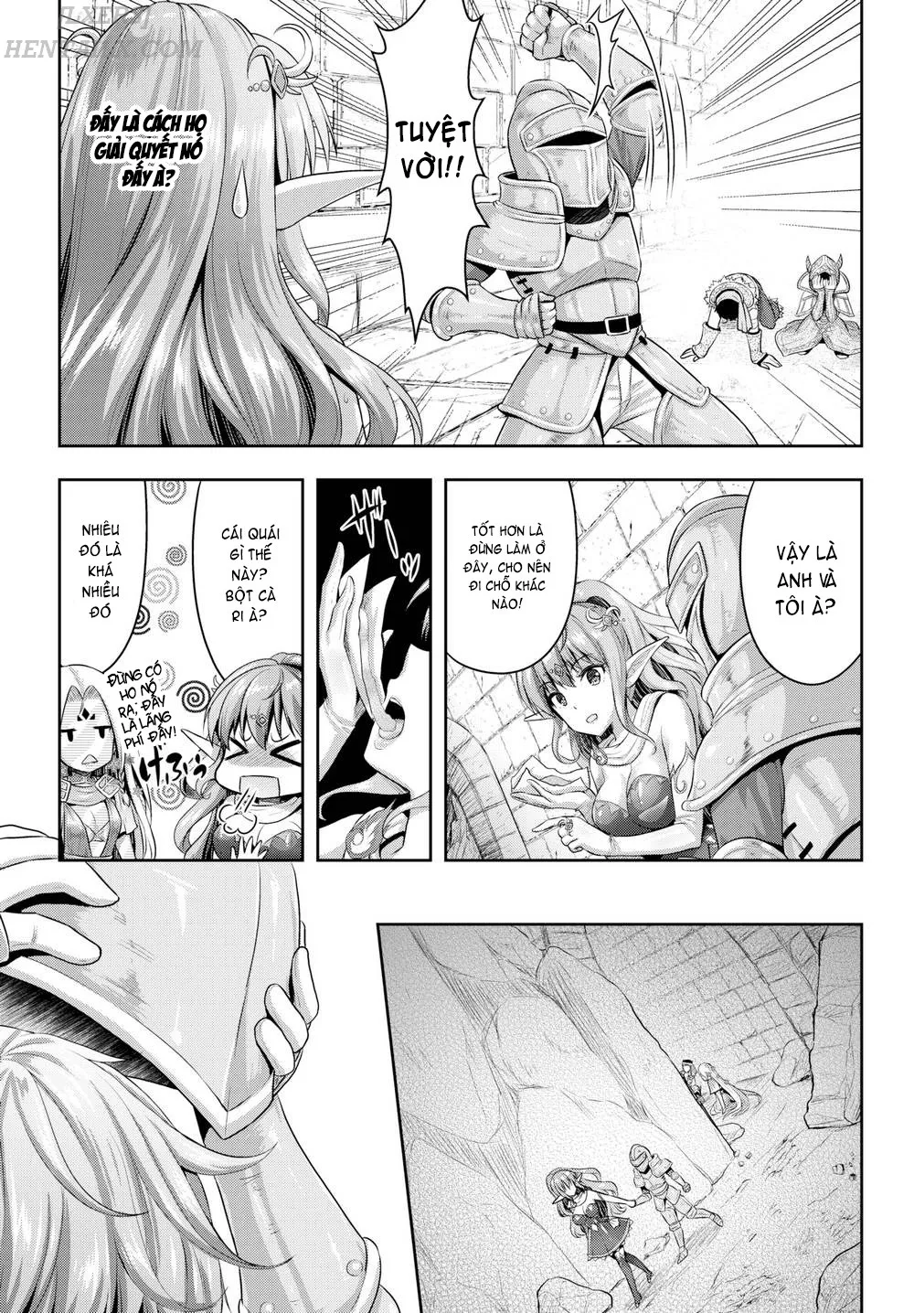 HentaiVN.net - Ảnh 15 - Romantic Etiquette for Dungeon Girls [Comic Bavel 2018-09] - Chap 1