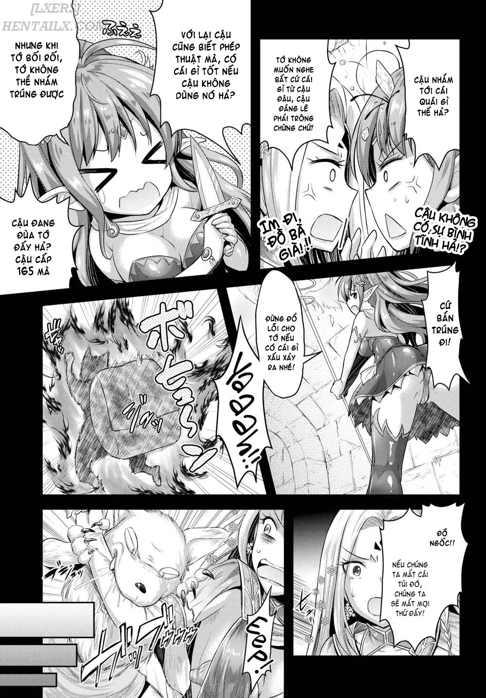 HentaiVN.net - Ảnh 4 - Romantic Etiquette for Dungeon Girls [Comic Bavel 2018-09] - Chap 1