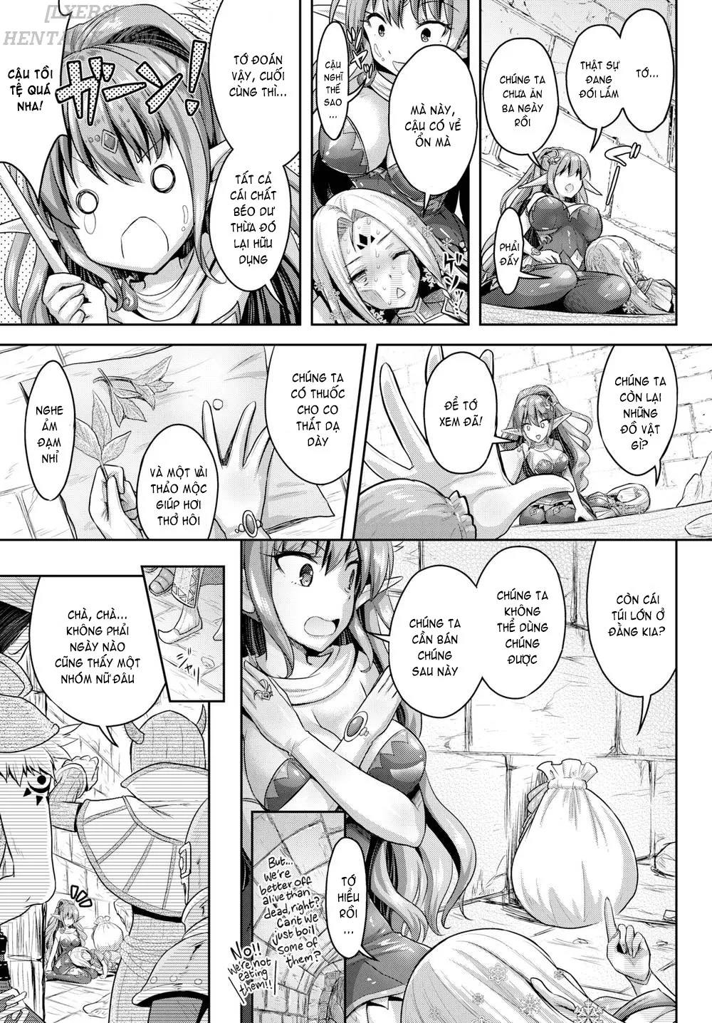 HentaiVN.net - Ảnh 6 - Romantic Etiquette for Dungeon Girls [Comic Bavel 2018-09] - Chap 1