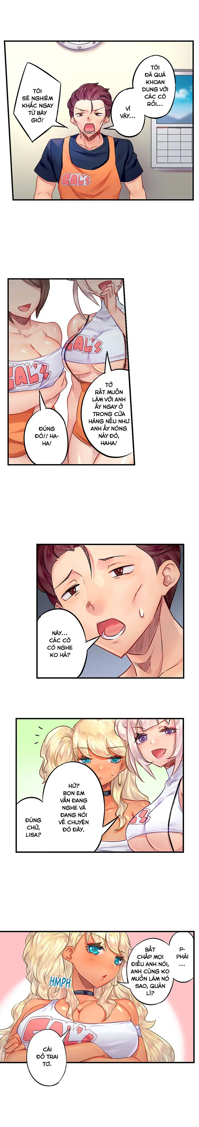 HentaiVN.net - Ảnh 8 - Trở thành anh quản lí khiến cô gái rám nắng này lên đỉnh [黒ギャル絶頂管理～生意気な処女ビッチを焦らしに焦らしてご褒美イキ; Kurogyaru Zecchou Kanri ~Namaikina Shojo Bitch wo Jirashi ni Aserashite go Houbi iki~] - Chap 1