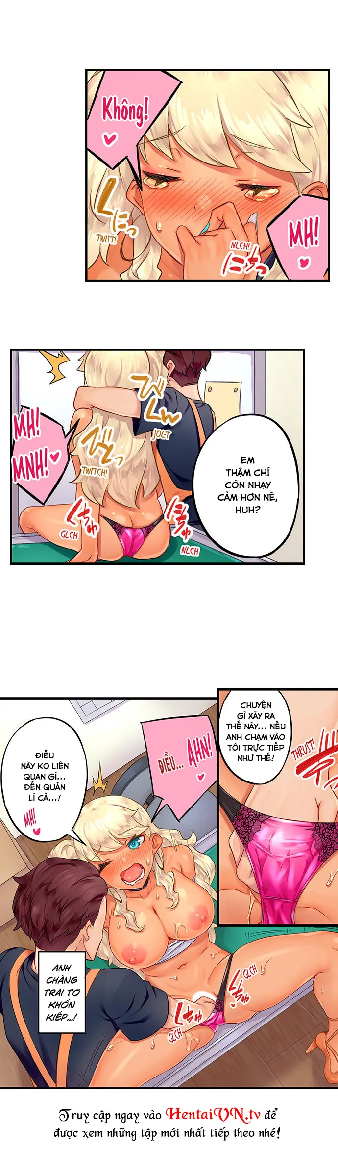 HentaiVN.net - Ảnh 10 - Trở thành anh quản lí khiến cô gái rám nắng này lên đỉnh [黒ギャル絶頂管理～生意気な処女ビッチを焦らしに焦らしてご褒美イキ; Kurogyaru Zecchou Kanri ~Namaikina Shojo Bitch wo Jirashi ni Aserashite go Houbi iki~] - Chap 2