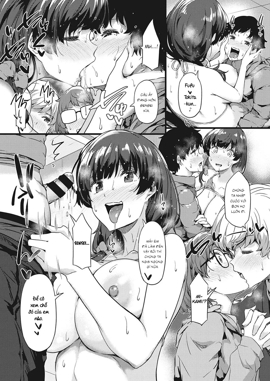 HentaiVN.net - Ảnh 17 - Minna de Sketch [Sketching Together] - Chap 1