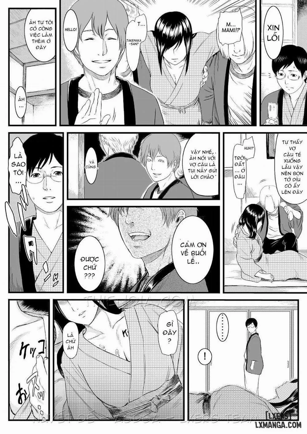 HentaiVN.net - Ảnh 31 - Onnayu ni Rannyuu Sareta Tsuma - Chap 1