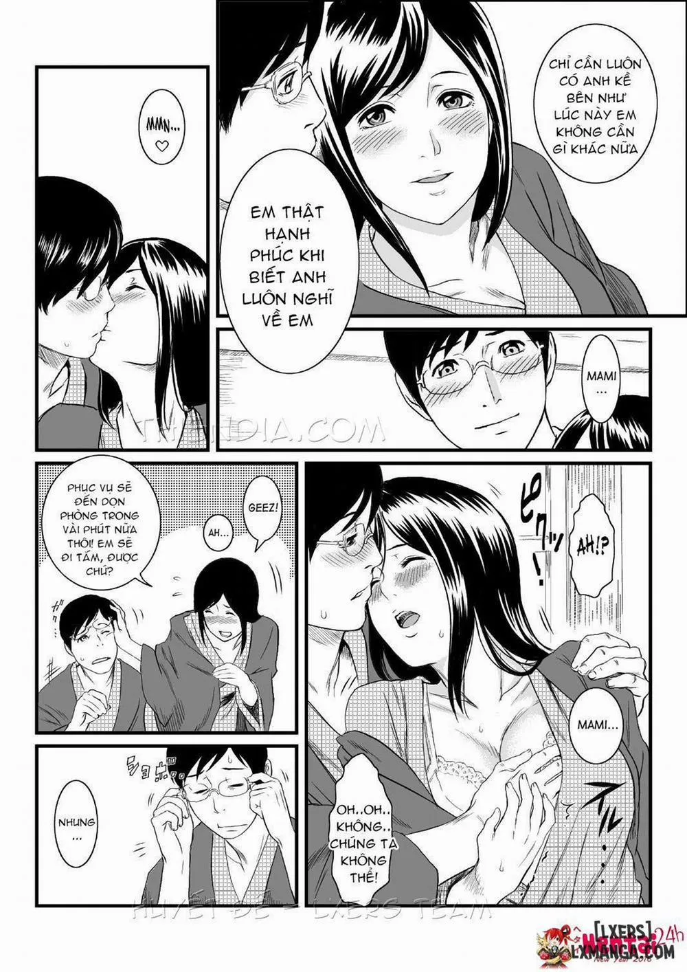 HentaiVN.net - Ảnh 4 - Onnayu ni Rannyuu Sareta Tsuma - Chap 1