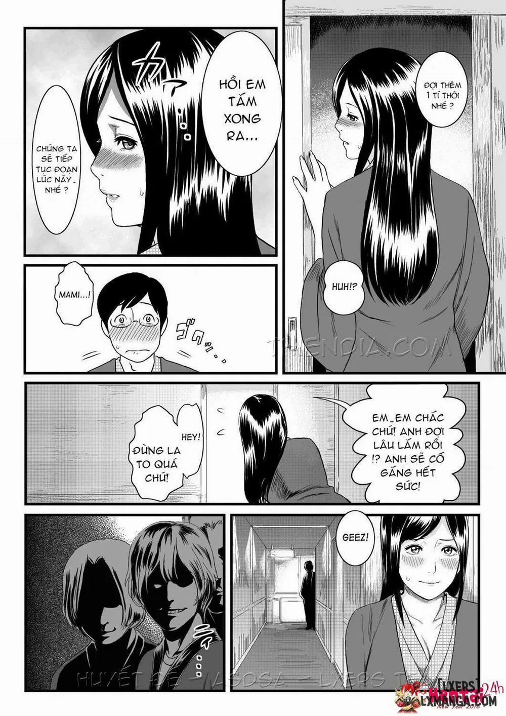 HentaiVN.net - Ảnh 5 - Onnayu ni Rannyuu Sareta Tsuma - Chap 1
