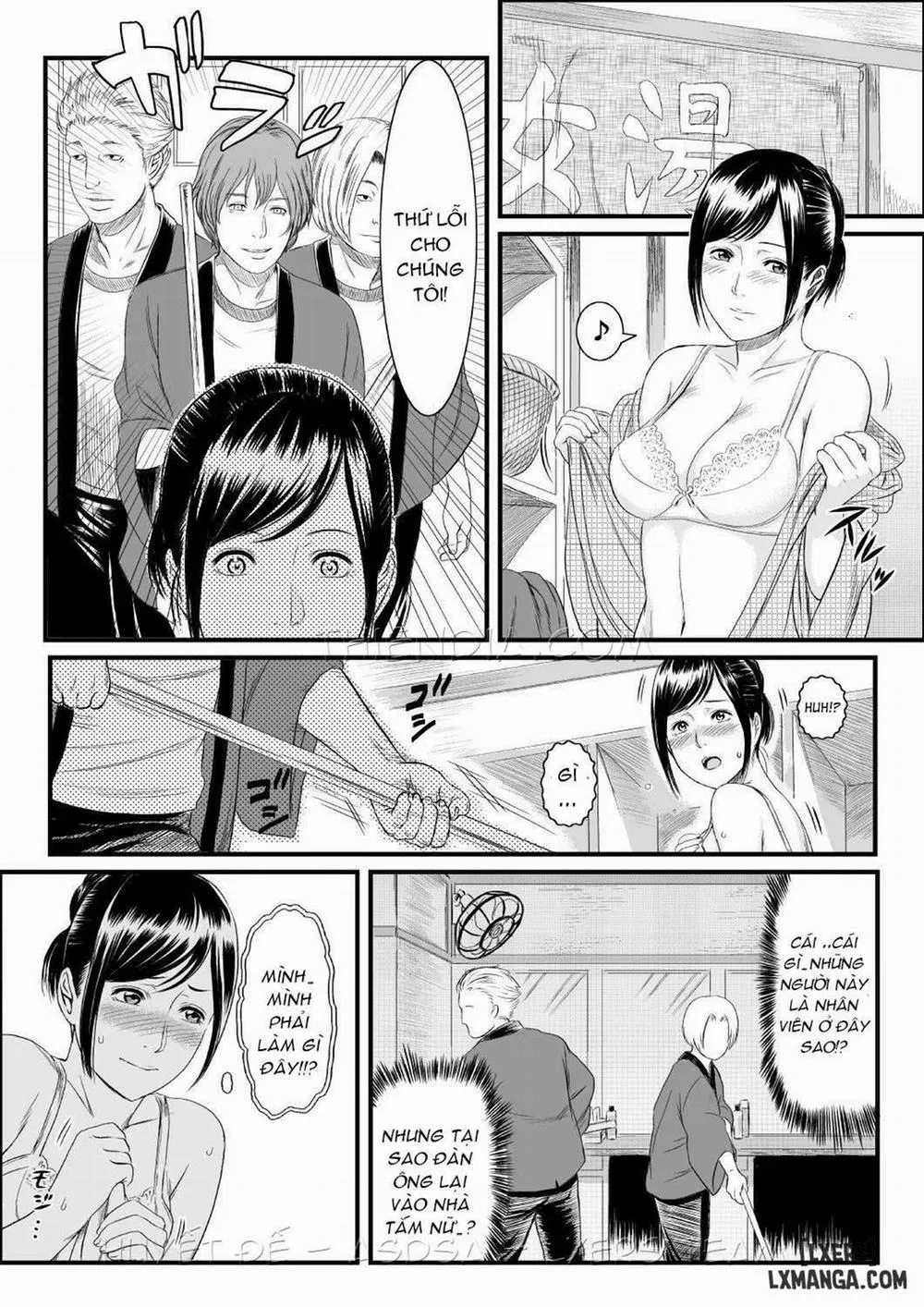 HentaiVN.net - Ảnh 7 - Onnayu ni Rannyuu Sareta Tsuma - Chap 1