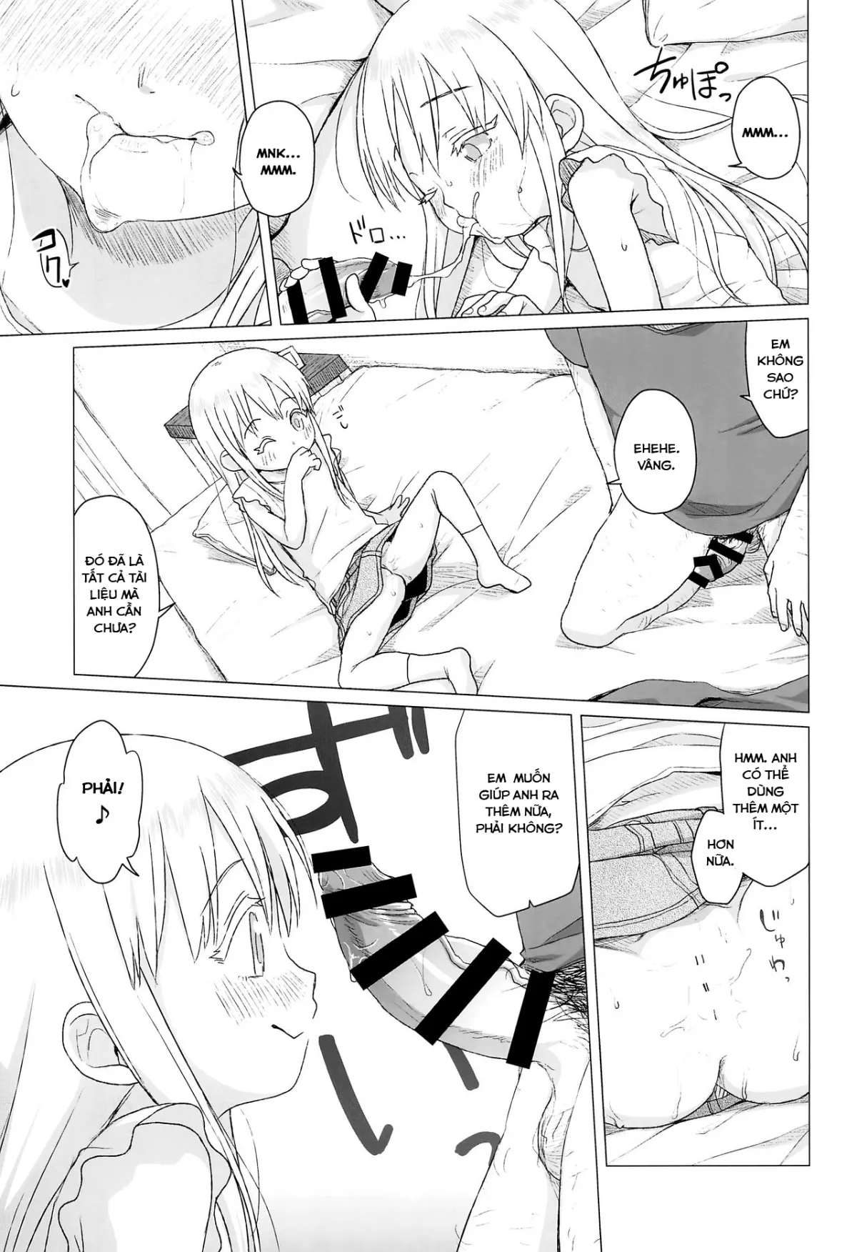 HentaiVN.net - Ảnh 13 - Người hàng xóm có mái tóc vàng và đôi mắt xanh [Uchi no Tonari no Shougakusei wa Kinpatsu Hekigan Ecchi-zuki | The Blonde-haired, Blue-Eyed Elementary Schooler Next Door Loves Sex] - Chap 1