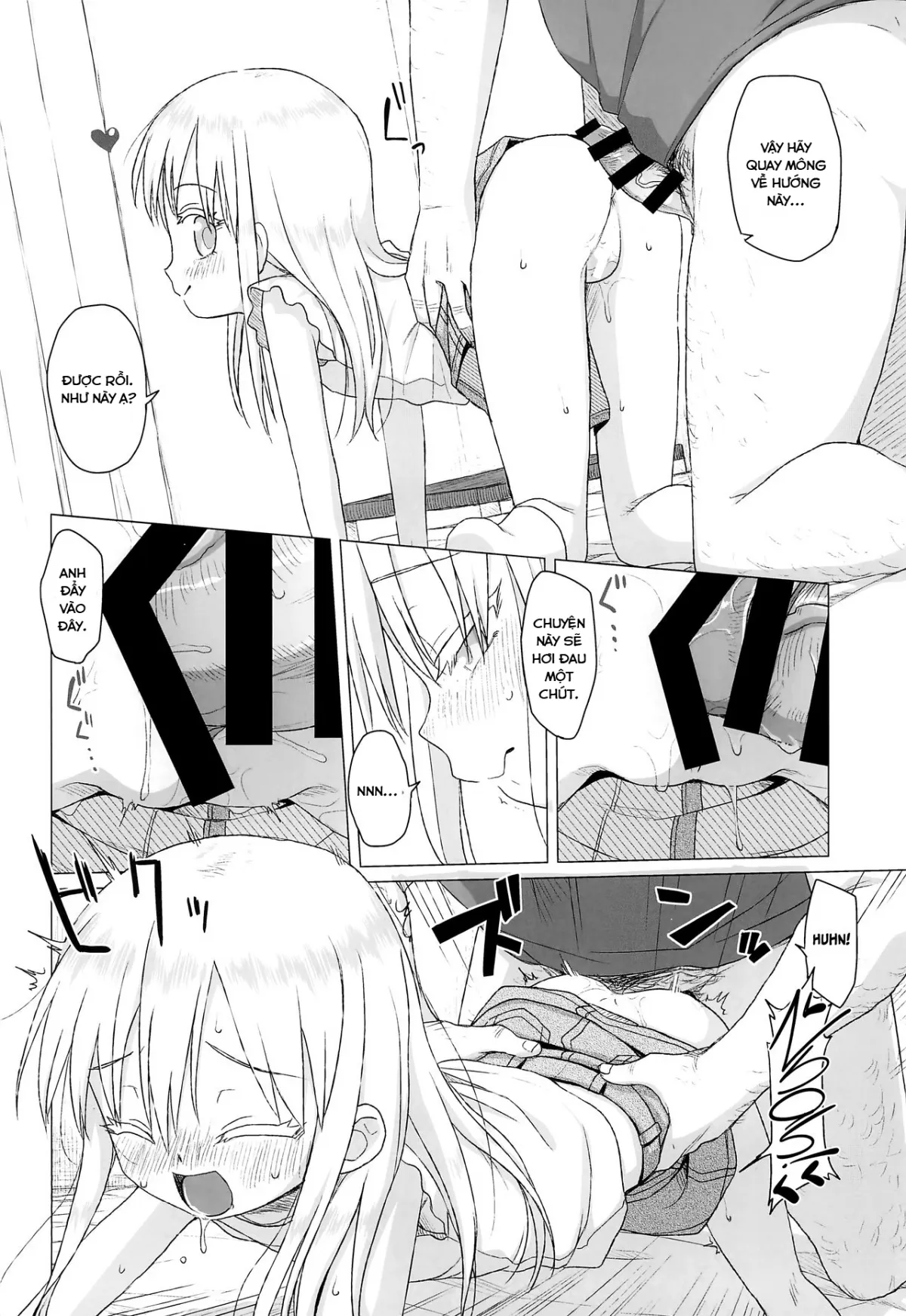 HentaiVN.net - Ảnh 14 - Người hàng xóm có mái tóc vàng và đôi mắt xanh [Uchi no Tonari no Shougakusei wa Kinpatsu Hekigan Ecchi-zuki | The Blonde-haired, Blue-Eyed Elementary Schooler Next Door Loves Sex] - Chap 1